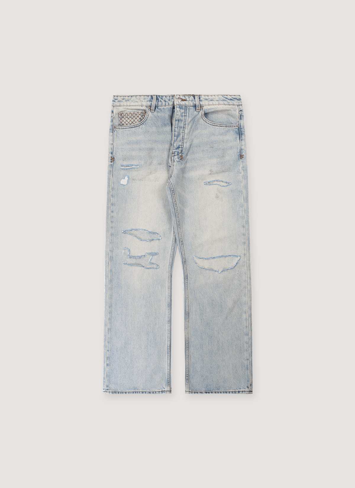 Ksubi Toro Seattle Repair Denim Blue Size US 30 / EU 46 - 1 Thumbnail
