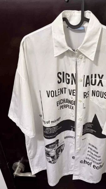 Raf Simons Raf simons short silhouette shirt-2505 Size US L / EU 52-54 / 3 - 1 Thumbnail
