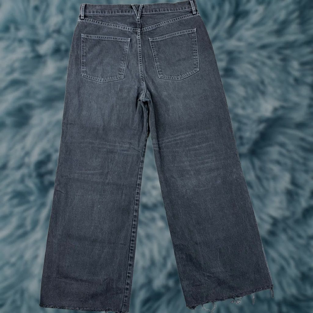 Veronica Beard VERONICA BEARD Jeans Womens 30 Black Taylor Relaxed Wide Leg High Rise Washed Size Size 30" / US 8 / IT 44 - 1 Thumbnail