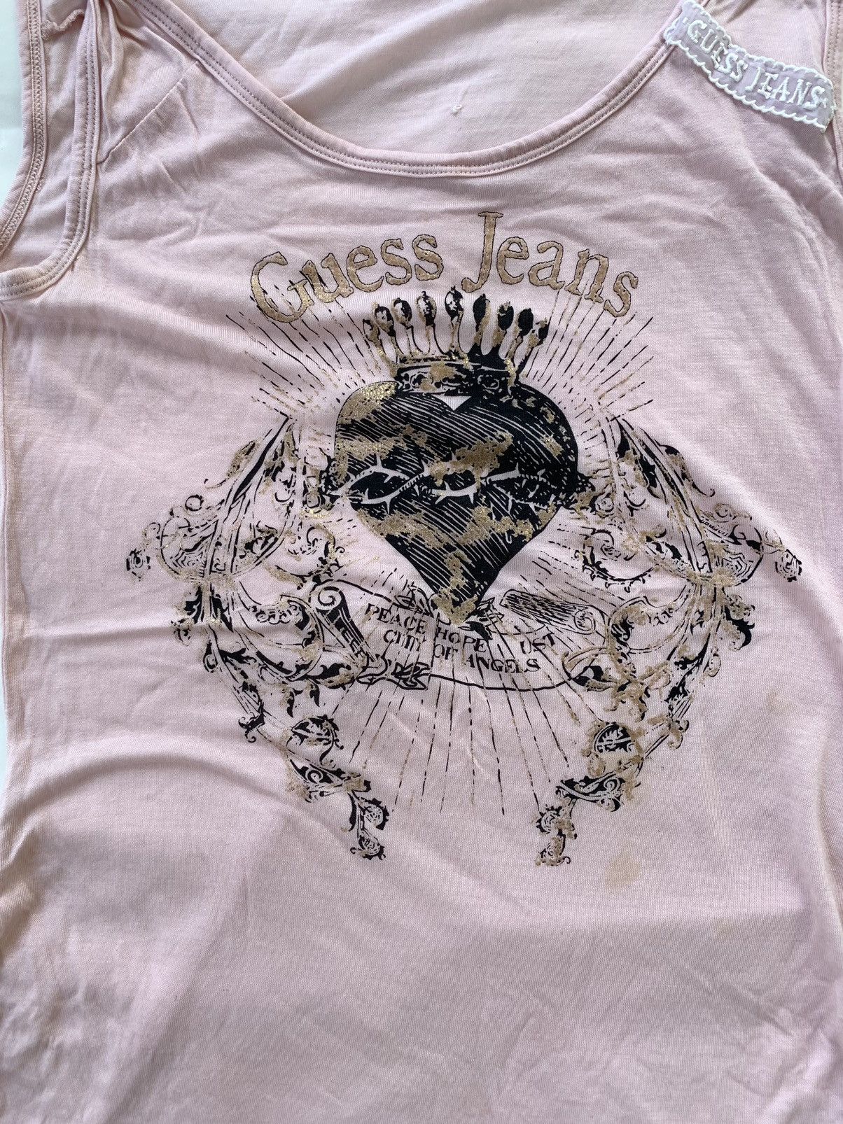 Guess HYSTERIC GLAMOUR GUESS JEANS TANK TOP Size S / US 4 / IT 40 - 2 Thumbnail
