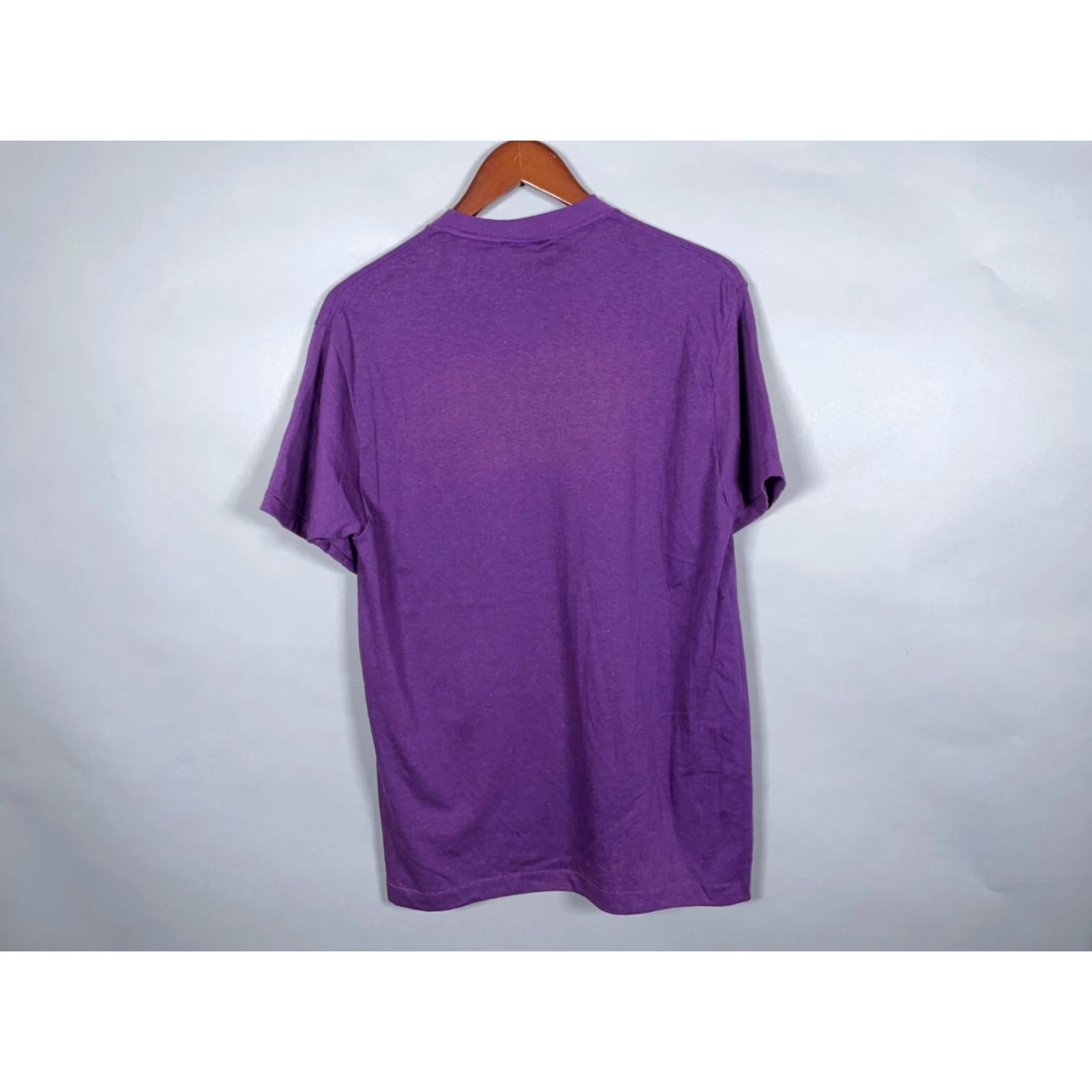 Vintage VTG Badger Sport T-Shirt Shirt Unworn Purple Short Sleeve Crew Neck Adult Small Logo Graphic 80s 90s Funny Music Size US S / EU 44-46 / 1 - 3 Thumbnail