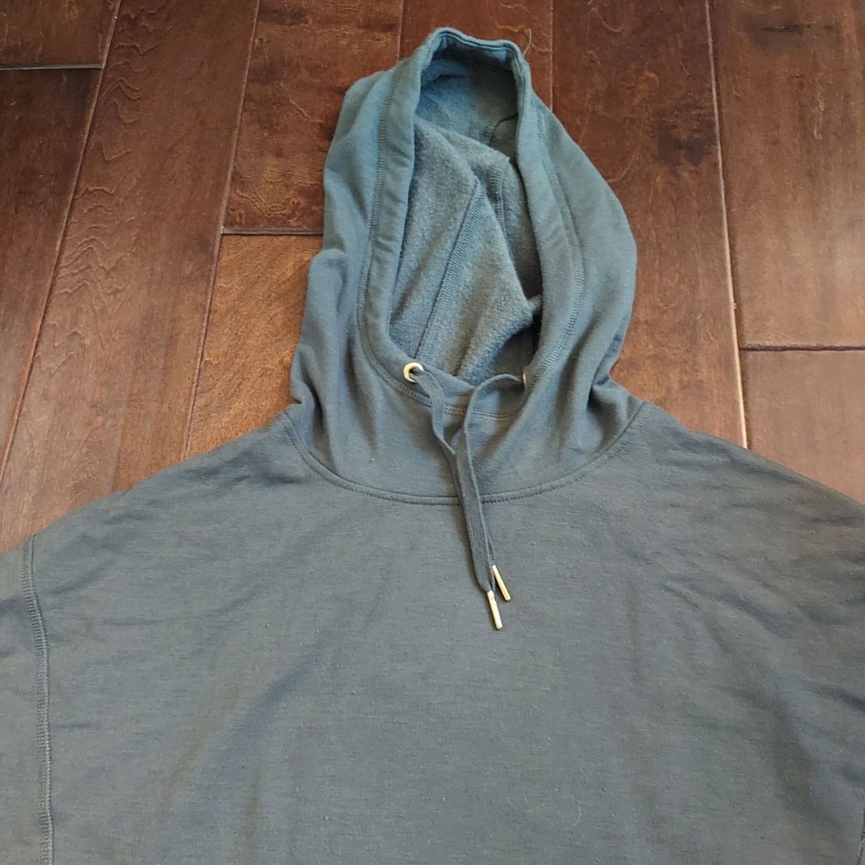 Jockey Jockey Womens Green Long Sleeve Drawstring Hoodie - Size L Size L / US 10 / IT 46 - 7 Thumbnail
