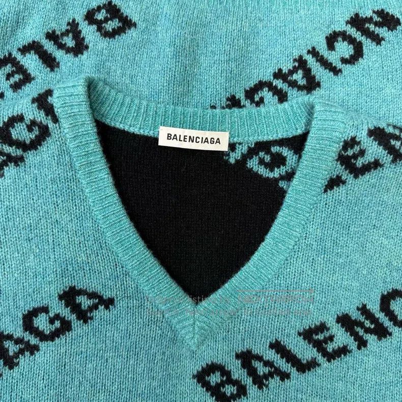 Balenciaga Balenciaga Lake Green Barrage Sweater Size XXS / US 00 / IT 34 - 5 Thumbnail