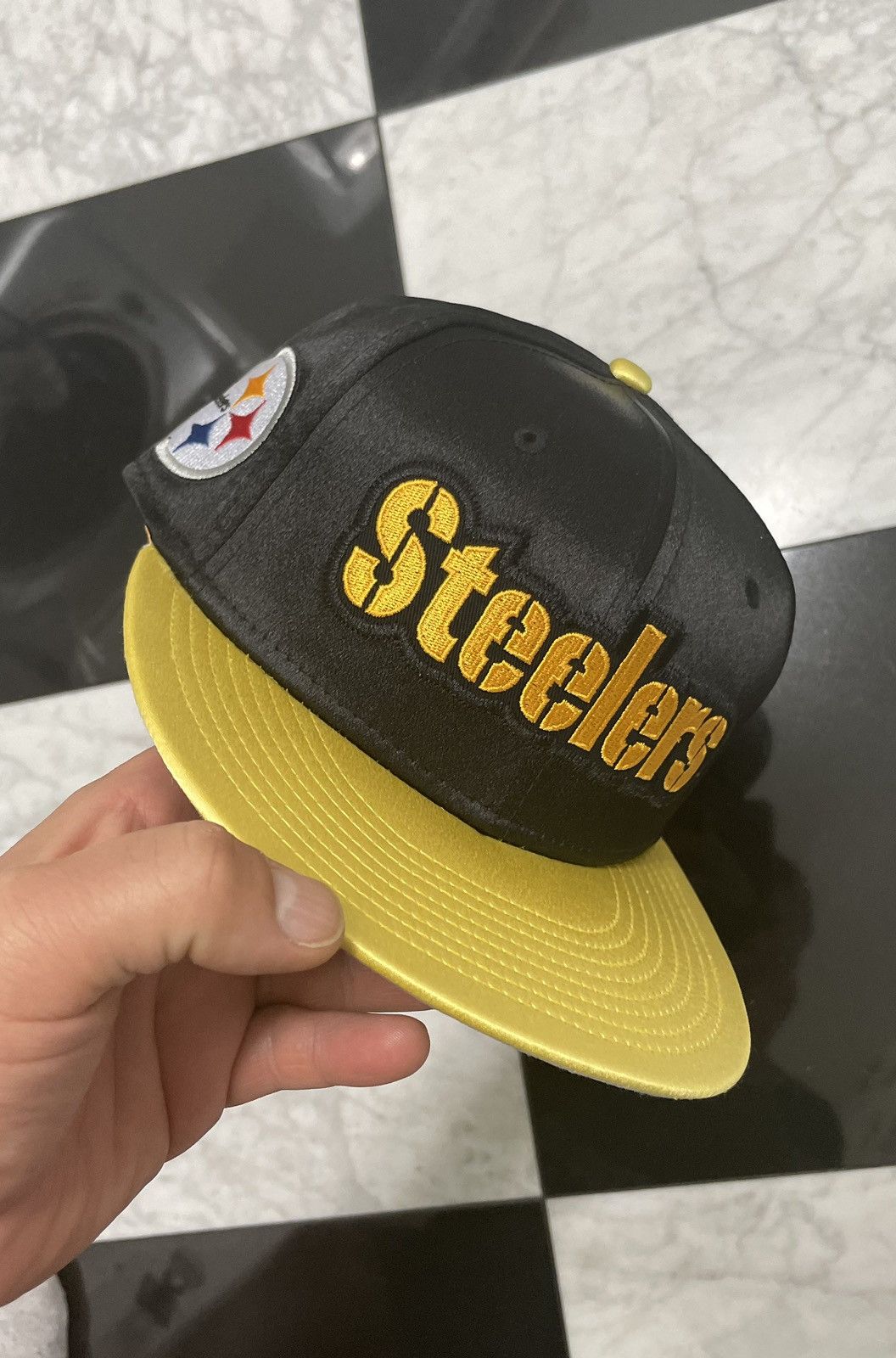 🔥Exclusive Steelers fitted all satin size 7 also othr sizes