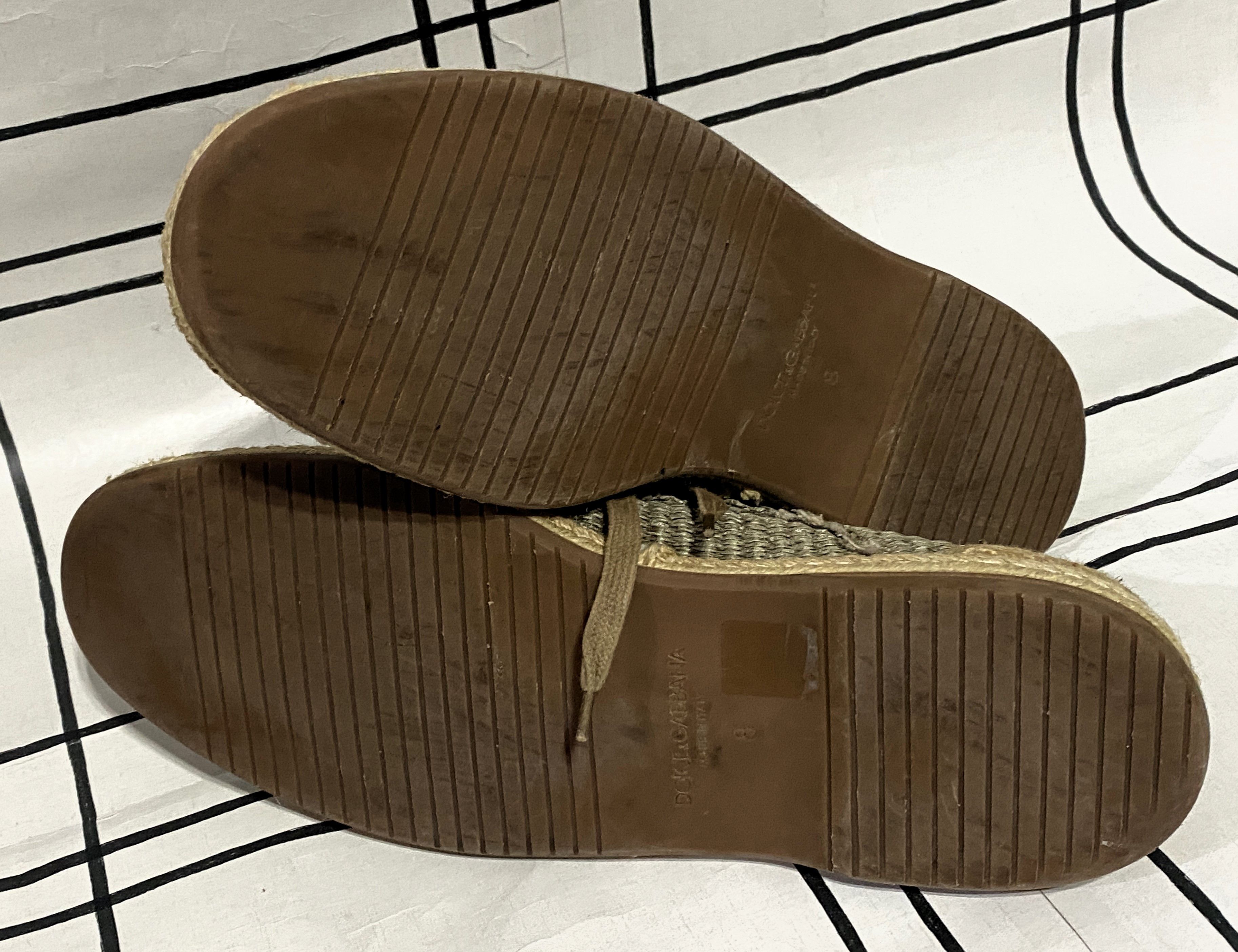 Dolce & Gabbana Dolce & Gabbana straw summer shoes Size US 8.5 / EU 41-42 - 7 Thumbnail