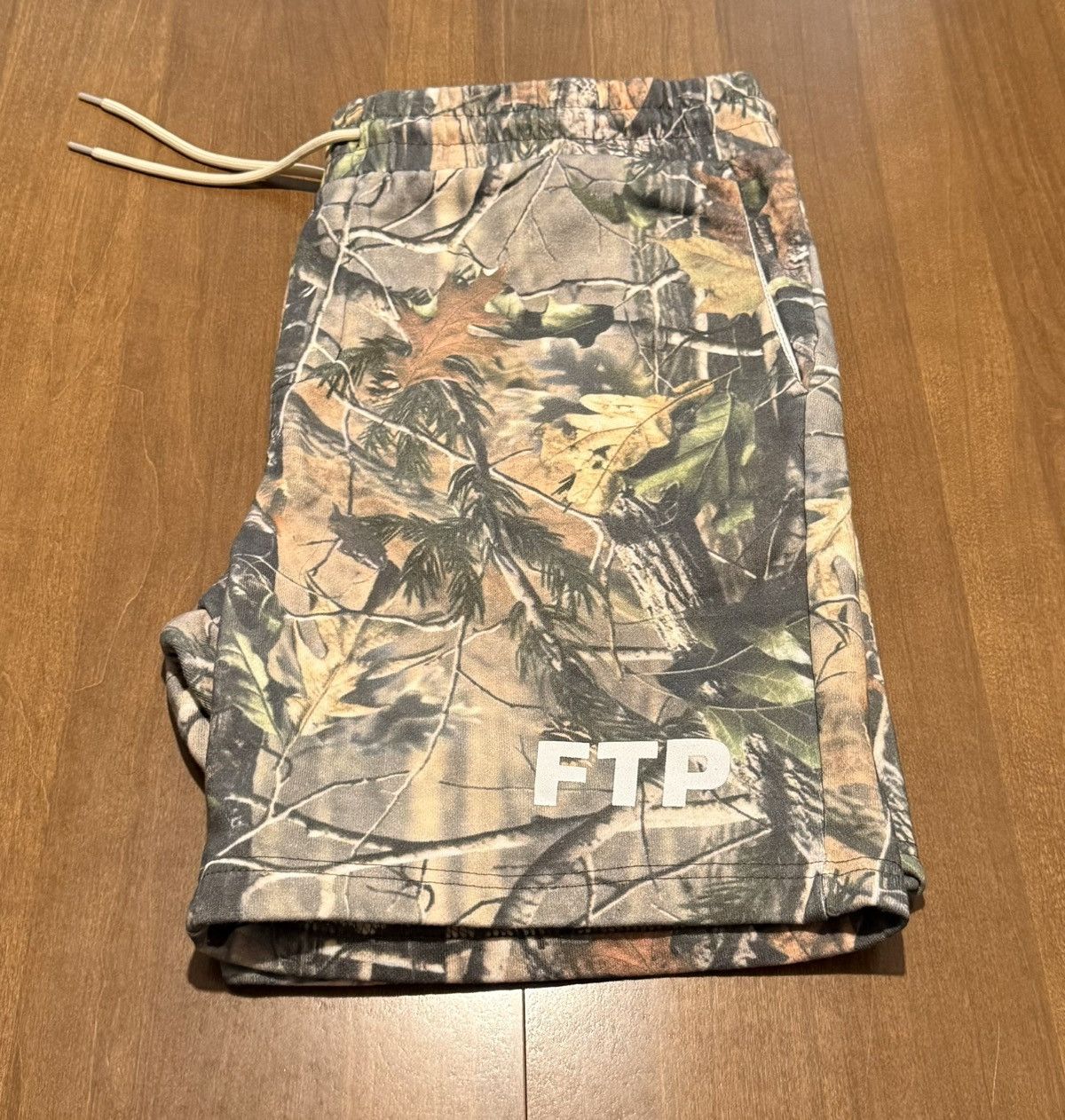 FTP Logo Shorts (Tree Camo) Size Large