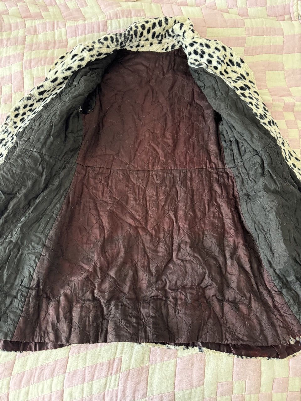 Vintage 1960s Dalmation Print Double Breasted Jacket Size M / US 6-8 / IT 42-44 - 10 Thumbnail