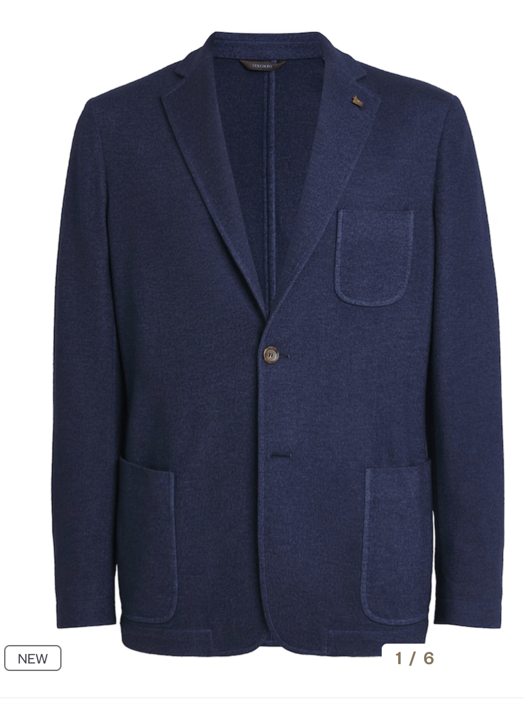 Colombo Kid Cashmere / Silk blazer (50/40R also fitting 48/38R) Size 50R - 3 Thumbnail