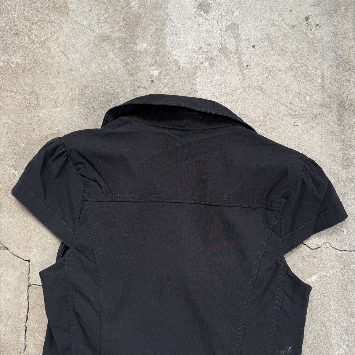 Other Vintage 00's No Excuse Stretch Black Mini Dress Size S / US 4 / IT 40 - 5 Thumbnail