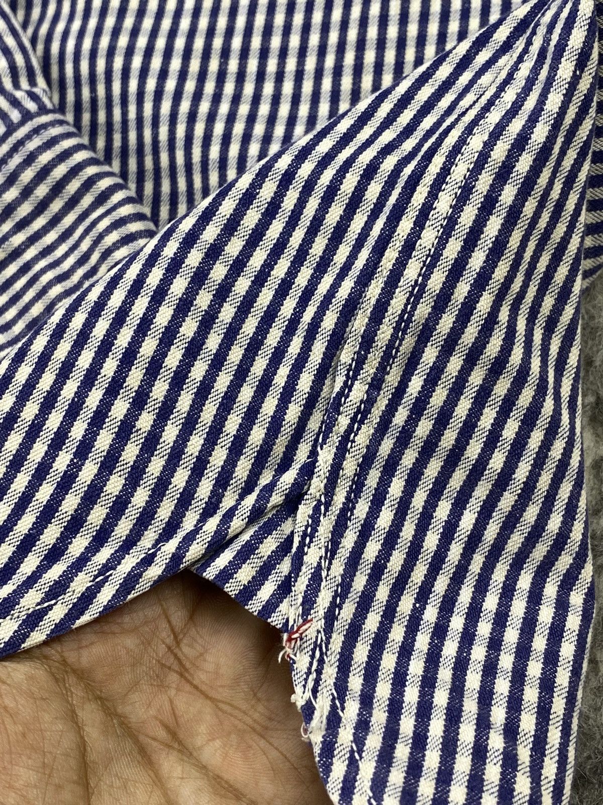 Sugar Cane × Toyo Enterprises Vintage SUGAR CANE “Paradise Garment” Small Checked Indigo Size US M / EU 48-50 / 2 - 16 Thumbnail