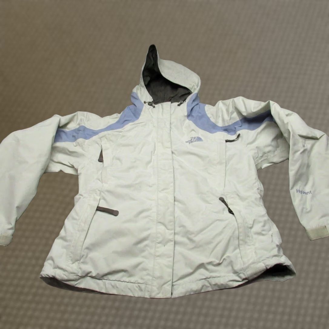 The North Face North Face Jacket Womens M White Waterproof Ski Hooded VTG 3in1 Shell Size M / US 6-8 / IT 42-44 - 1 Thumbnail