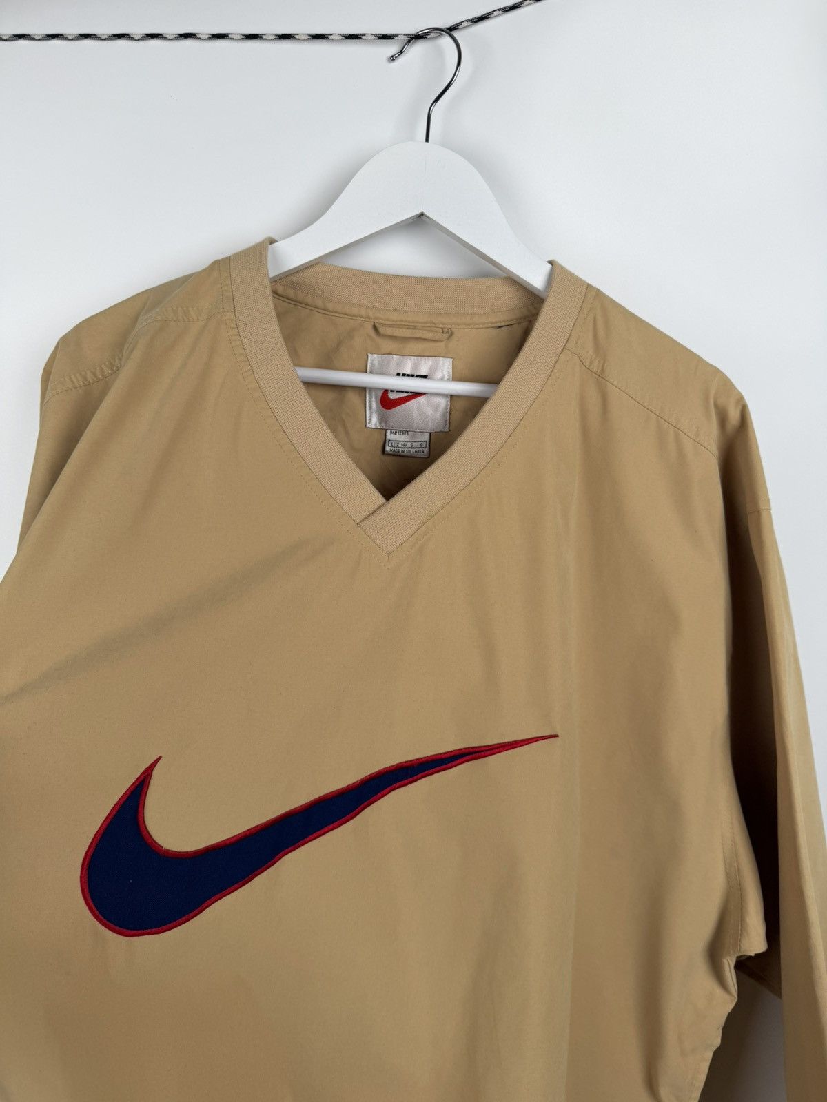 Nike Nike vintage nylone sweatshirt 90s Size US L / EU 52-54 / 3 - 3 Thumbnail