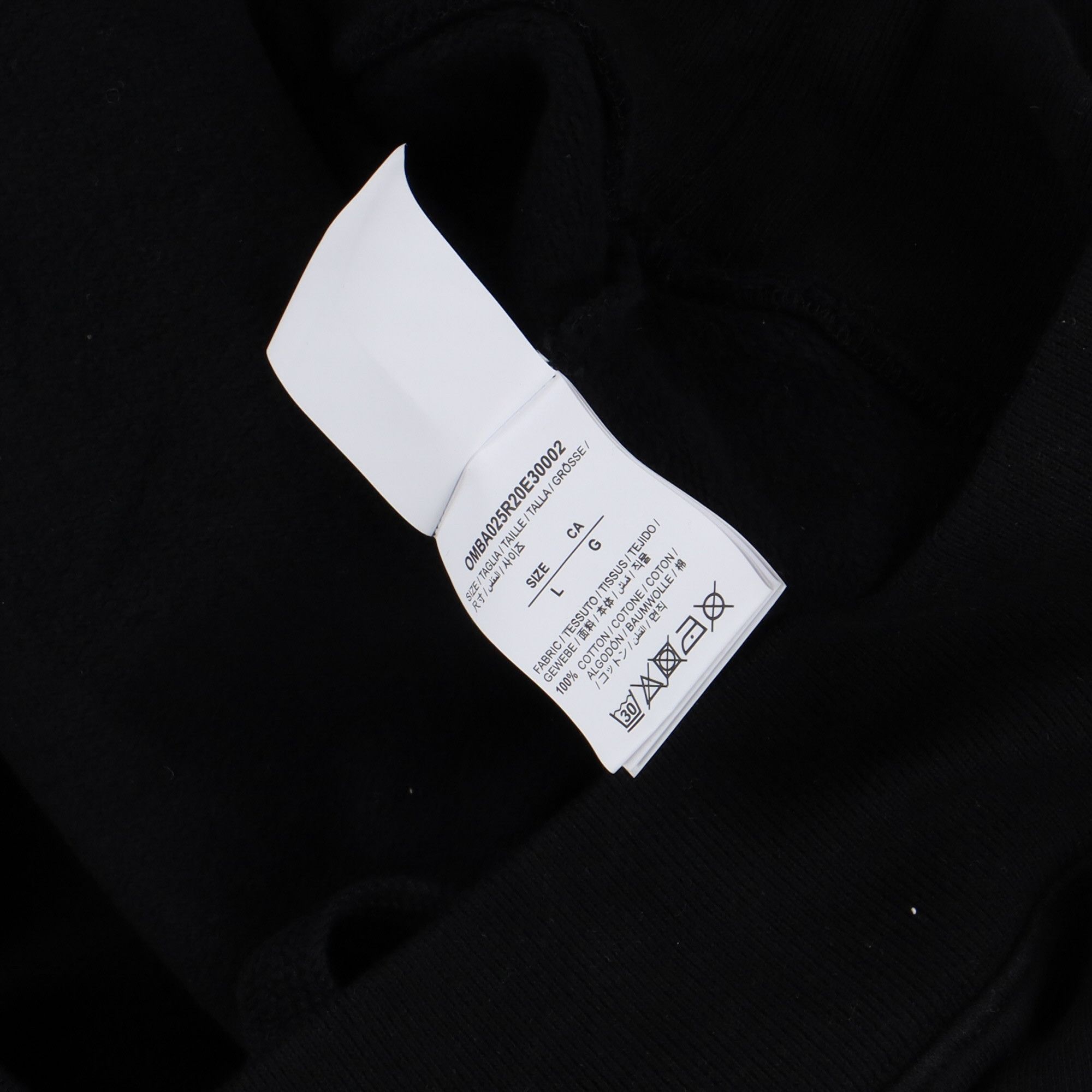 Off-White Black Tape Arrows Logo Sweatshirt Size L / US 10 / IT 46 - 8 Thumbnail