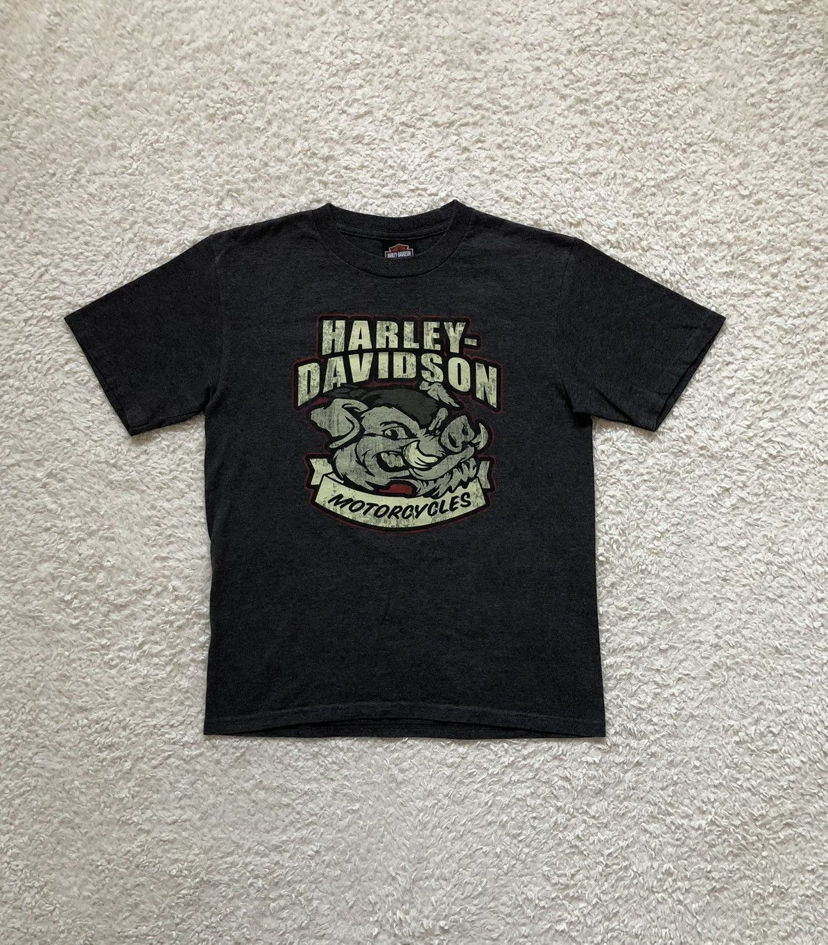 Harley Davidson × Vintage Tshirt Harley Davidson United Kingdom Size US L / EU 52-54 / 3 - 1 Thumbnail