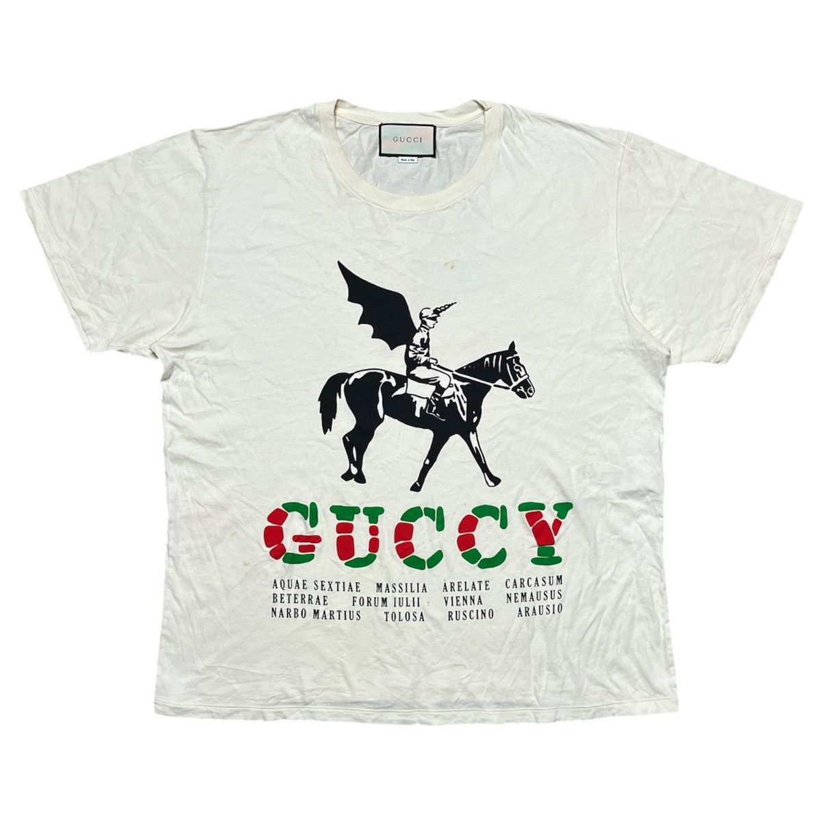 Designer × Gucci gucci winged jockey tee Size US XXL / EU 58 / 5 - 1 Thumbnail