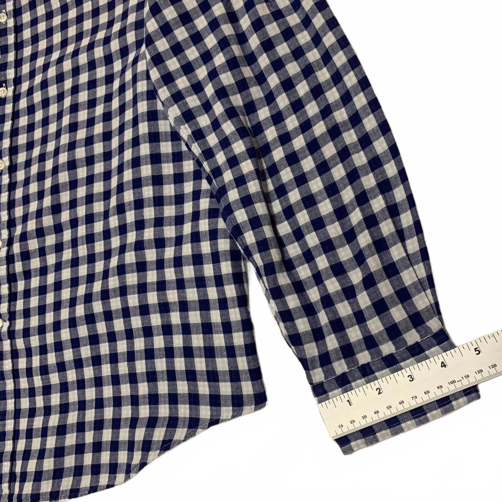 Polo Ralph Lauren Ralph Lauren Men's L Blue White Checkered Shirt Size US L / EU 52-54 / 3 - 7 Thumbnail