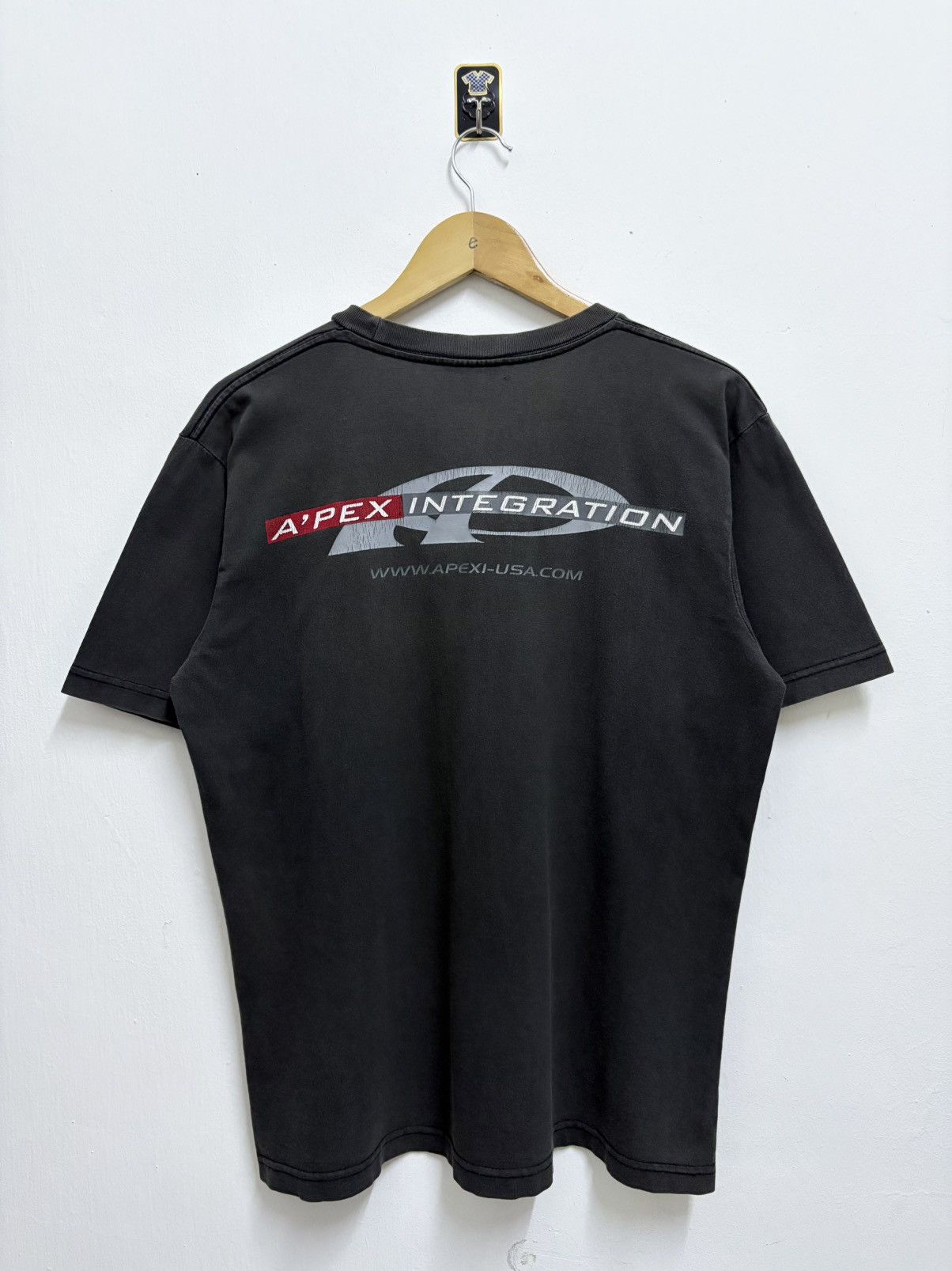 Japanese Brand 2000's Full Scale - A'Pexi Tuning Performance Faded T-Shirt Size US M / EU 48-50 / 2 - 2 Thumbnail