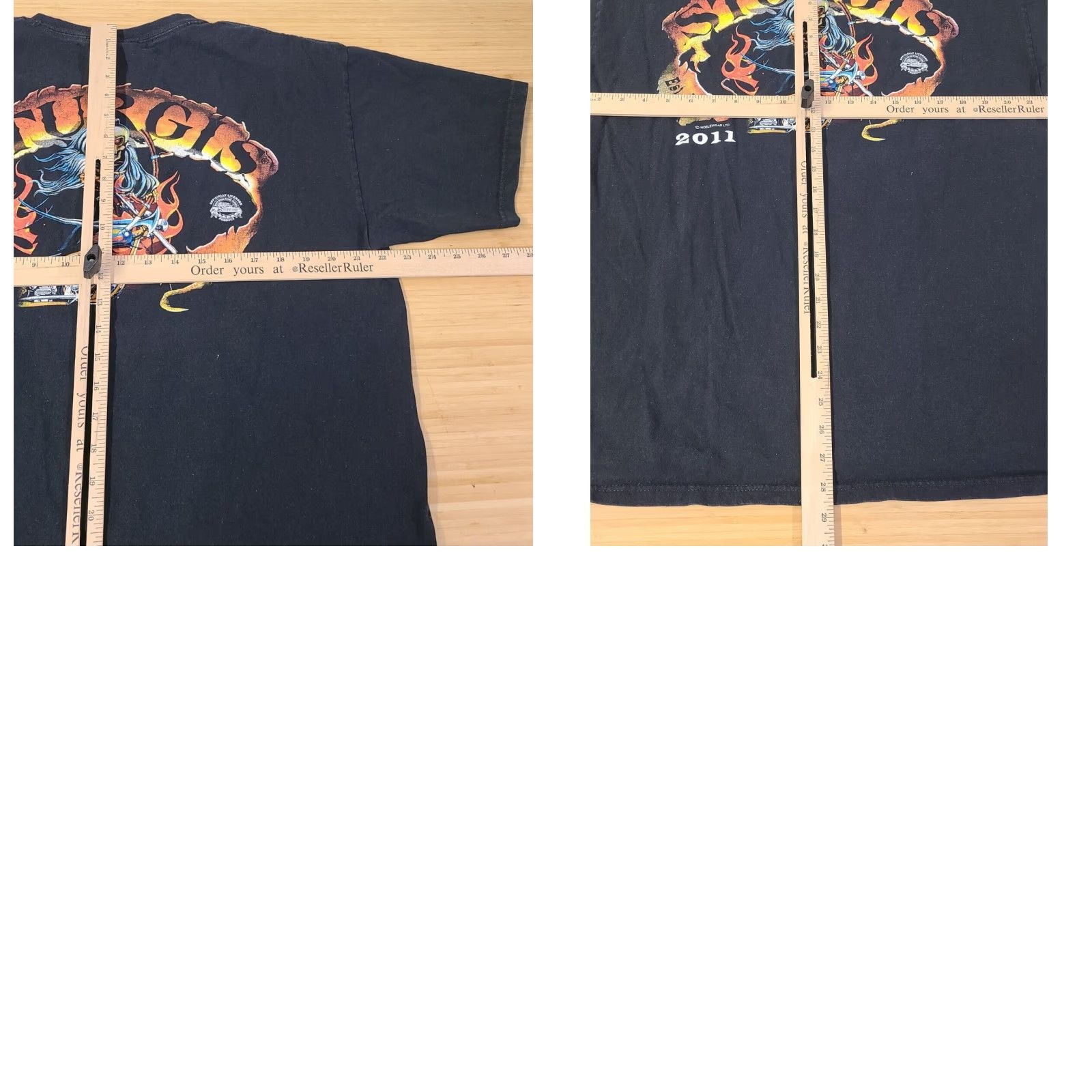Vintage Sturgis 2011 T-Shirt Men's XL Black Hills Rally Graphic Print Cotton Crew Neck Short Sleeve Noble Wear Biker Motorcycle Classic Size US XL / EU 56 / 4 - 8 Thumbnail