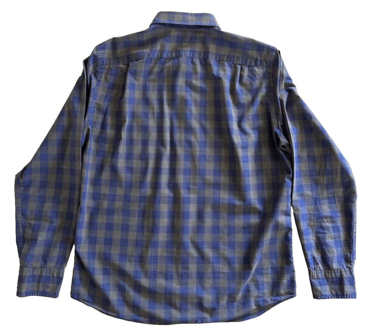 J.Crew J Crew Shirt Mens Large Slim Long Sleeve Plaid Green Blue Size US L / EU 52-54 / 3 - 3 Thumbnail