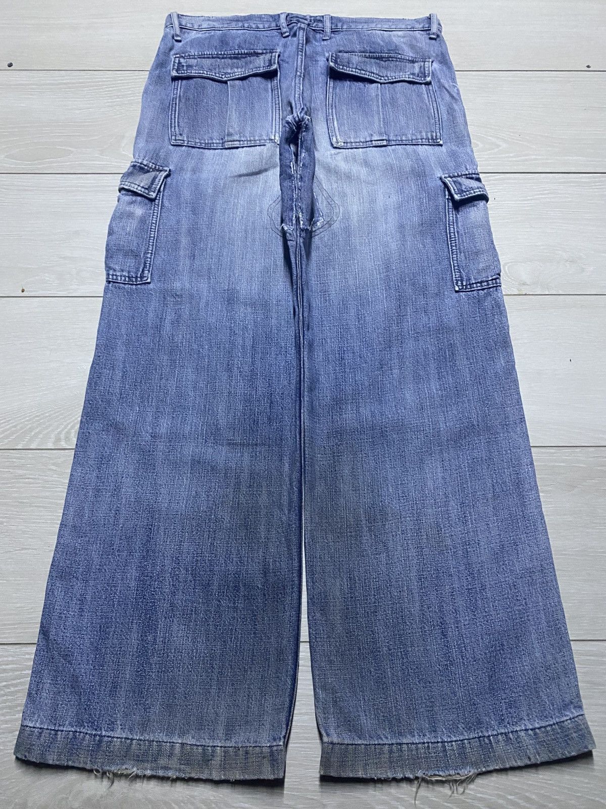 Big John Vintage Big john Workwear Cargo Baggy Pants Size US 33 - 2 Thumbnail