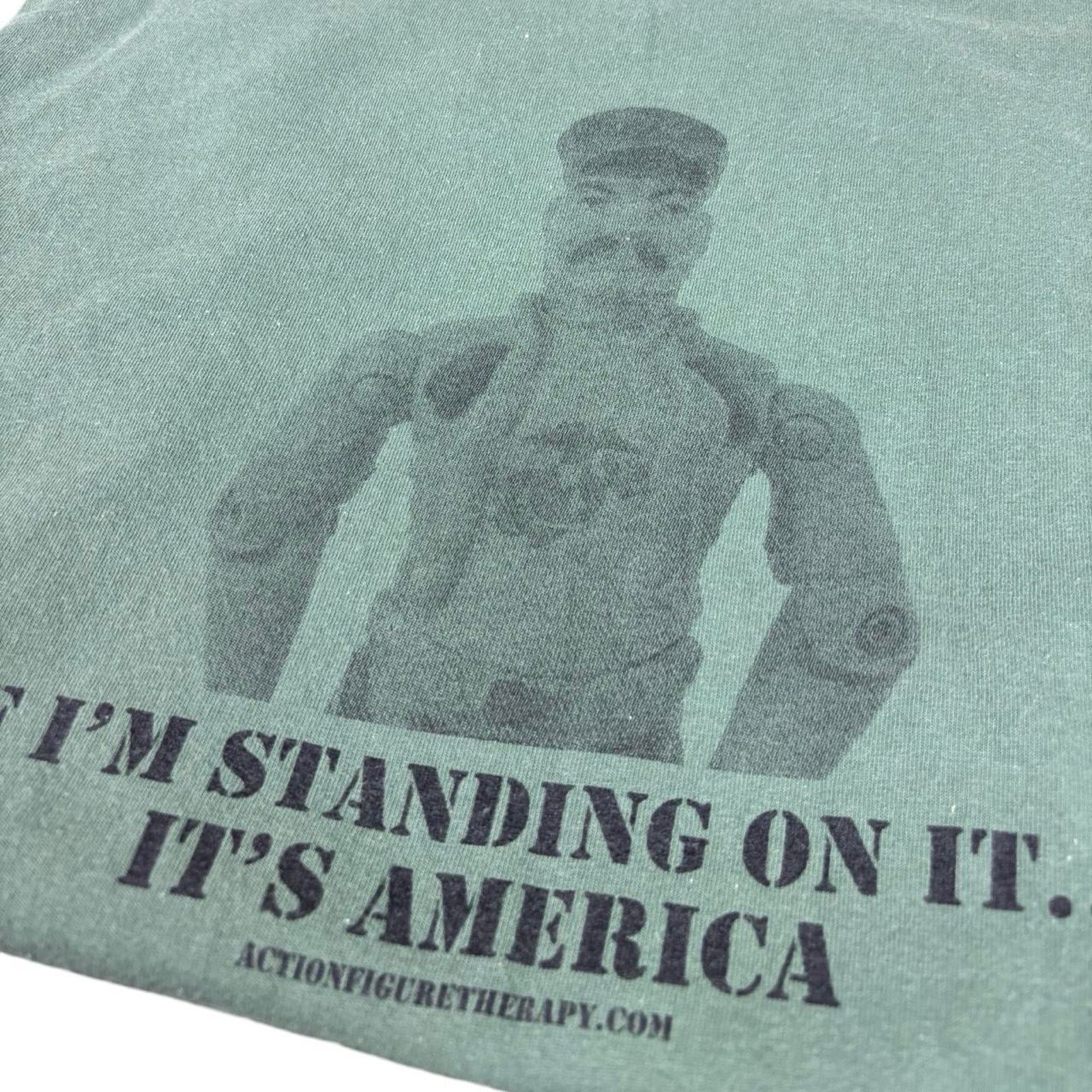 Vintage 90s Military War T-shirt Size US L / EU 52-54 / 3 - 2 Thumbnail