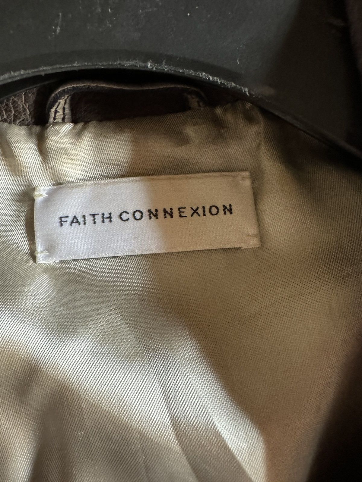 Faith Connexion Black Distressed leather Jacket Size US L / EU 52-54 / 3 - 10 Thumbnail