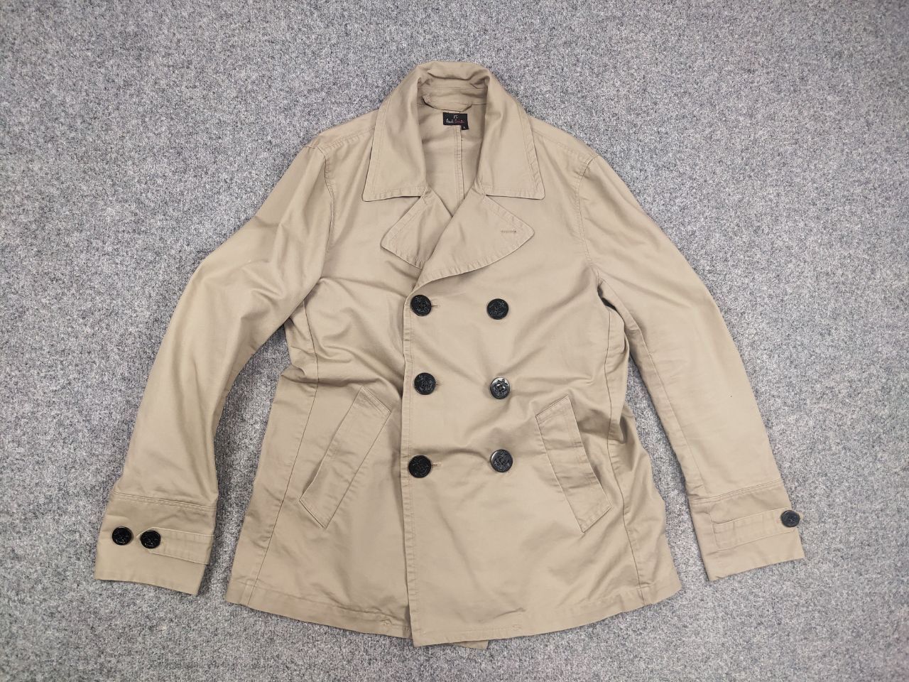 Paul Smith Vintage Paul Smith Design Double-breasted Canvas coat Jacket Size US L / EU 52-54 / 3 - 9 Thumbnail