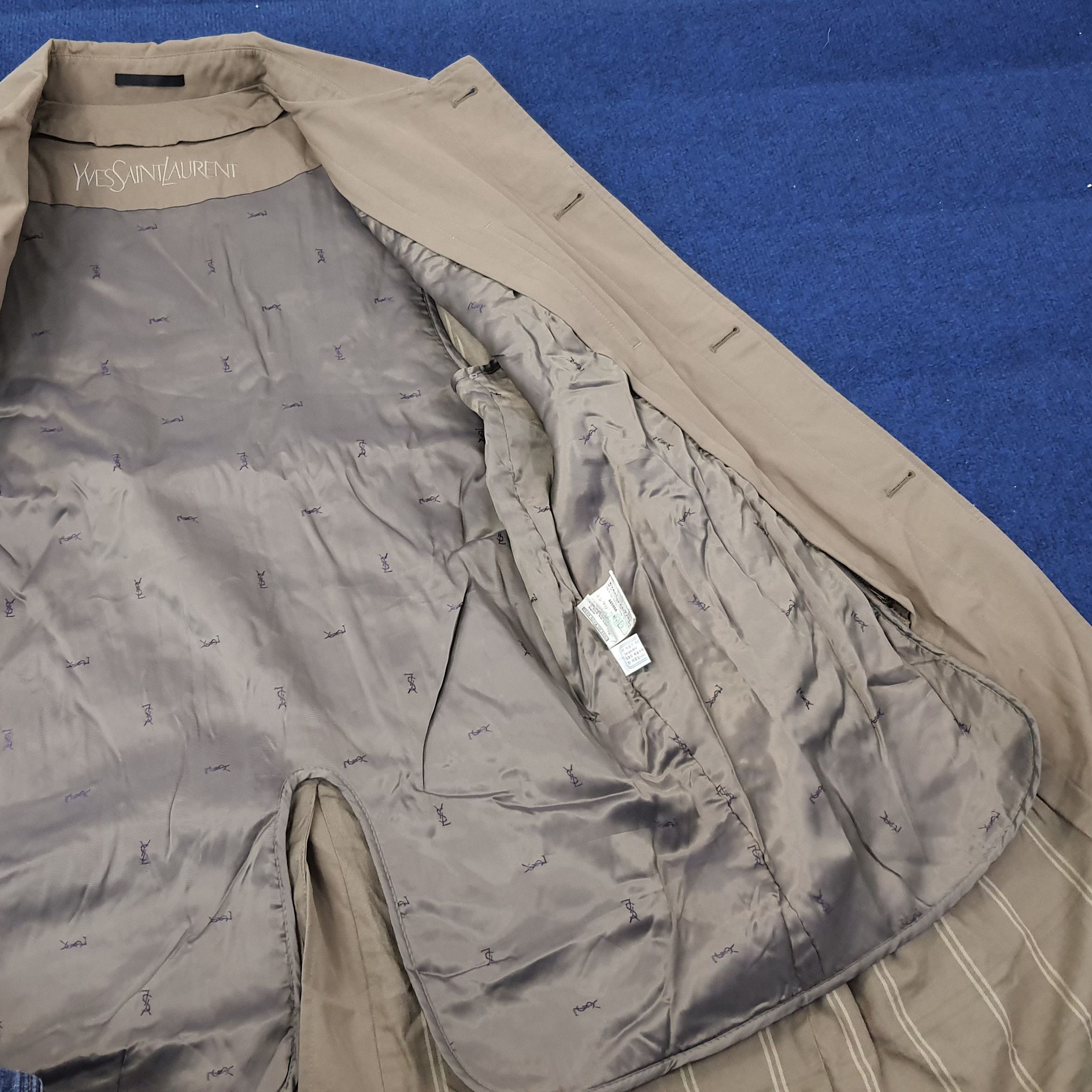 Yves Saint Laurent Vintage Yves Saint Laurent YSL Trench Coat with Vests C250N8 Size US L / EU 52-54 / 3 - 9 Thumbnail