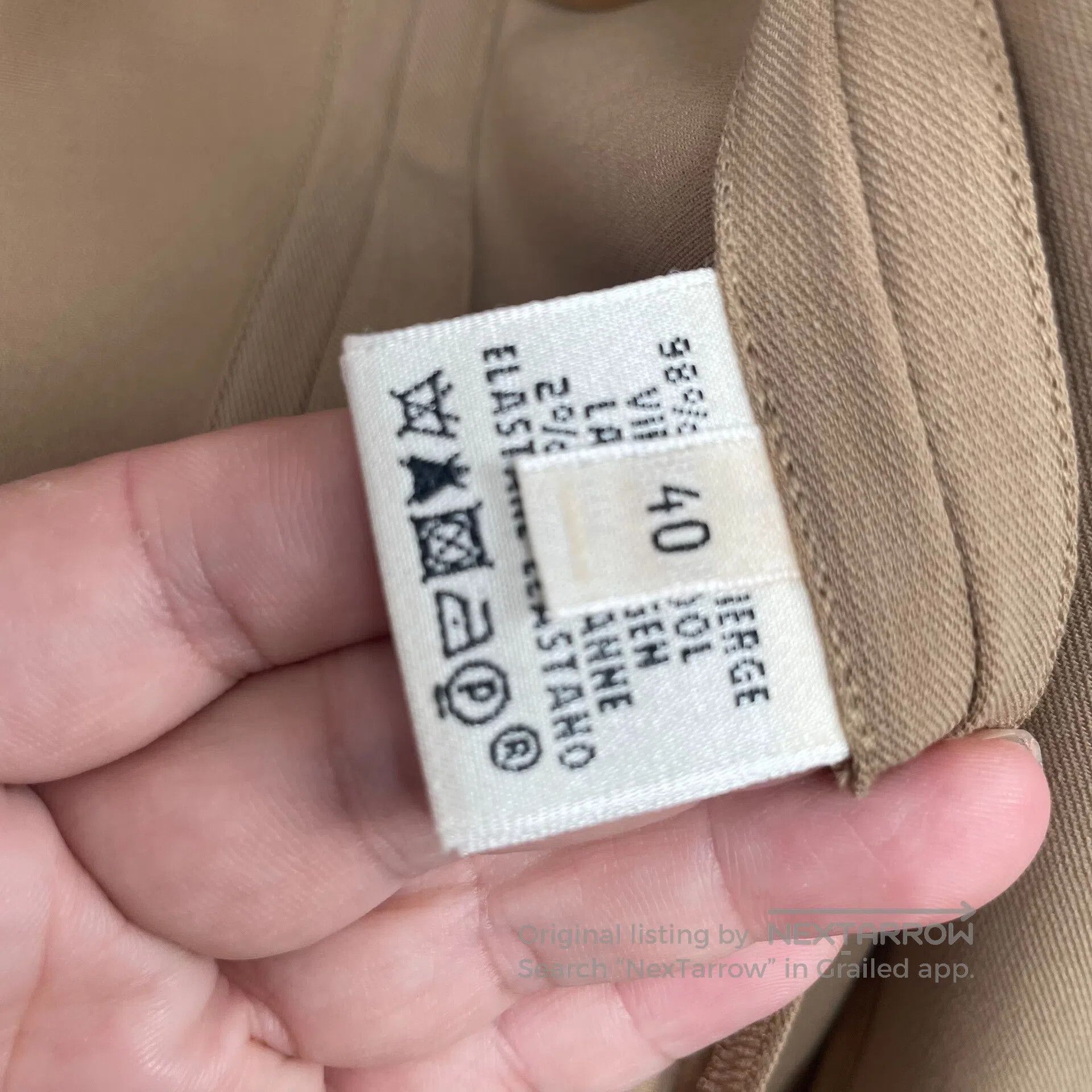 Hermes Hermes Khaki long-sleeve blazer| Size S / US 4 / IT 40 - 6 Thumbnail