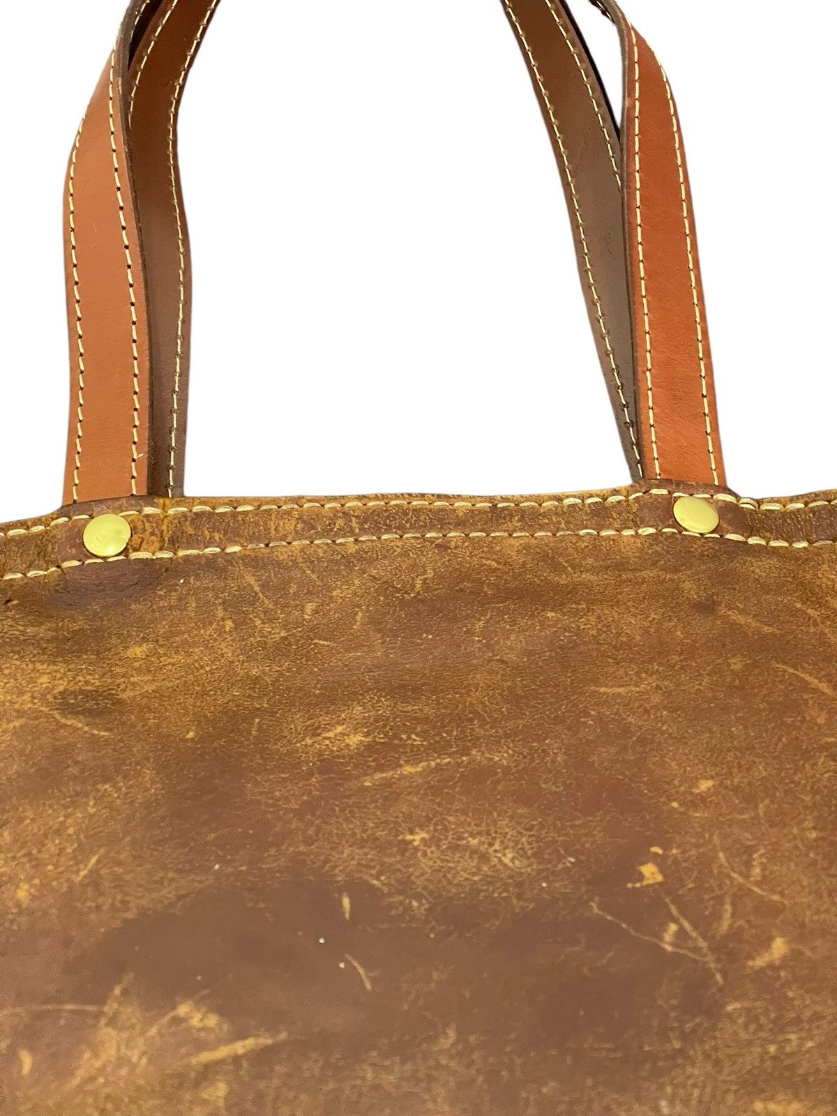 Genuine Leather Full Leather Patina Unknown Tote Shoulder Bag 1🟩0 Size ONE SIZE - 18 Thumbnail