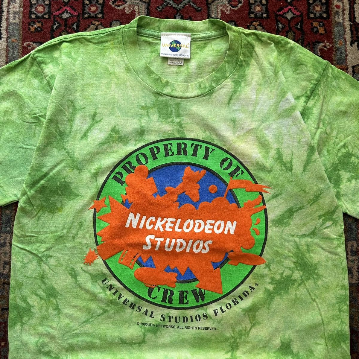 Nickelodeon Vintage 90s Nickelodeon Studios Crew Universal Studios Size US M / EU 48-50 / 2 - 4 Thumbnail