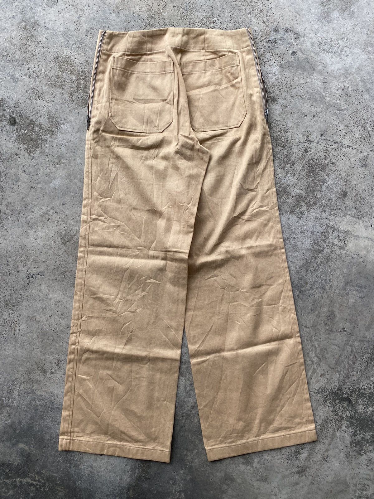 Issey Miyake × Japanese Brand Sick Design🔥Wide Pants 2 Side Zipper Size US 29 - 6 Thumbnail