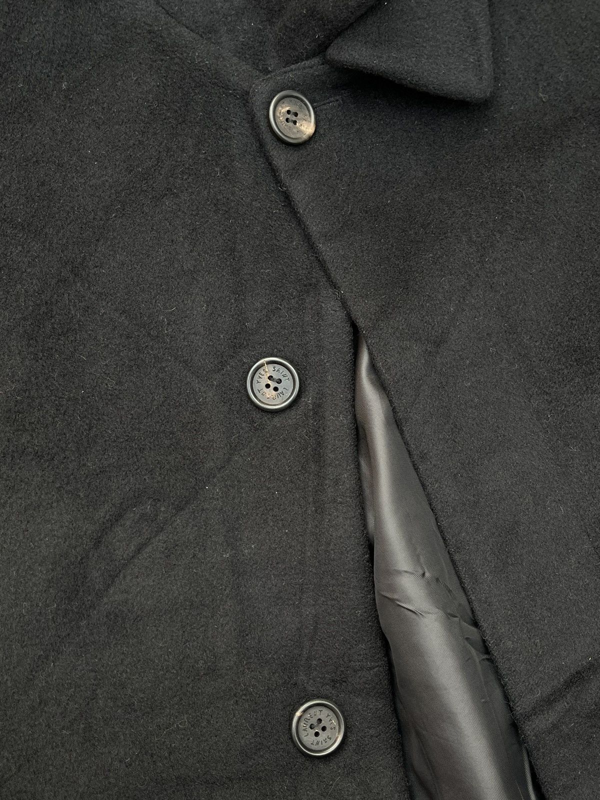 Saint Laurent Paris YVES SAINT LAURENT HEAVY WOOLLEN COAT Size US L / EU 52-54 / 3 - 4 Thumbnail