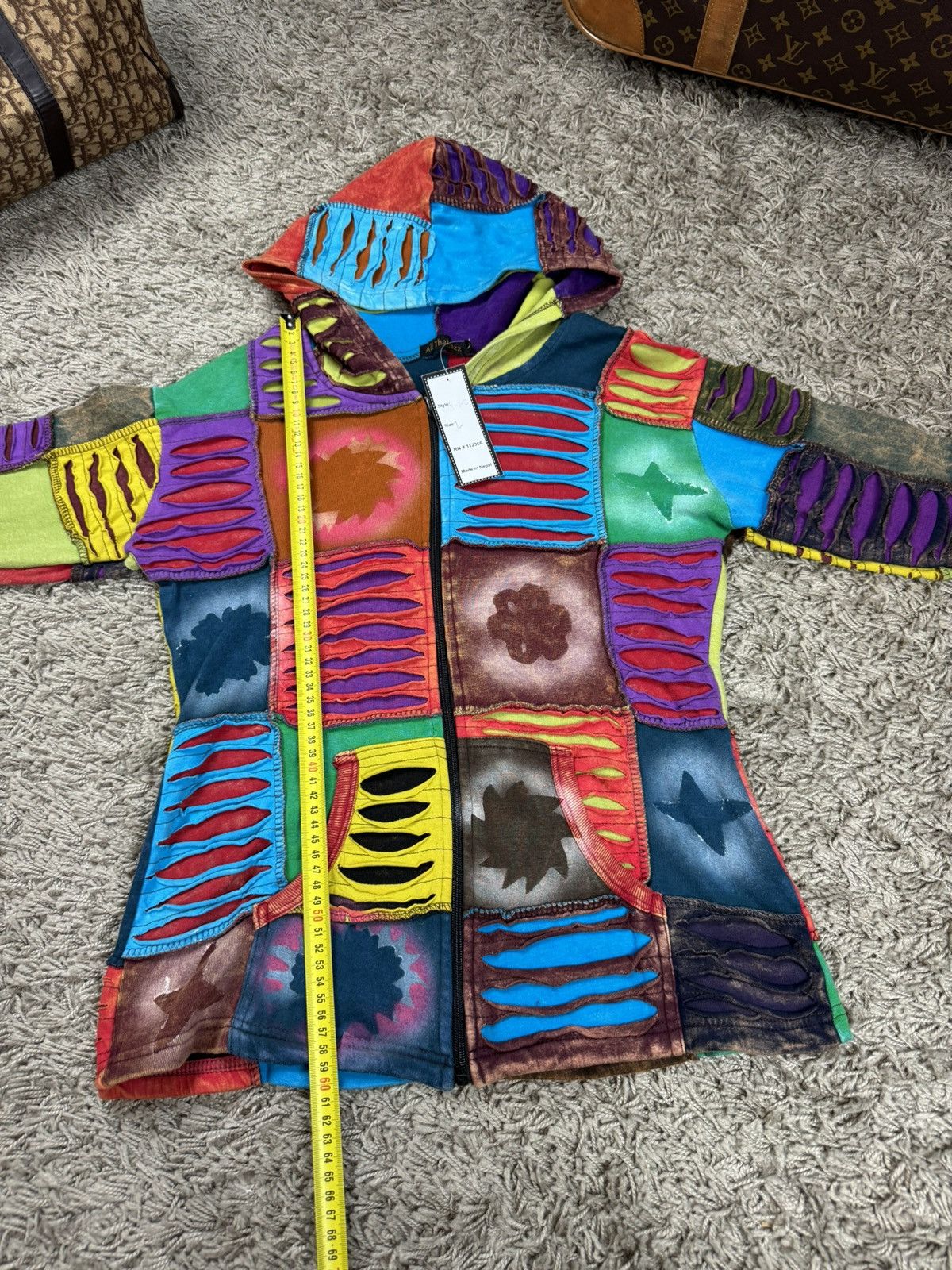 Japanese Brand × Jean Paul Gaultier Hoodie zip Opium Nepal y2k original casual streetwear item Size L / US 10 / IT 46 - 6 Thumbnail