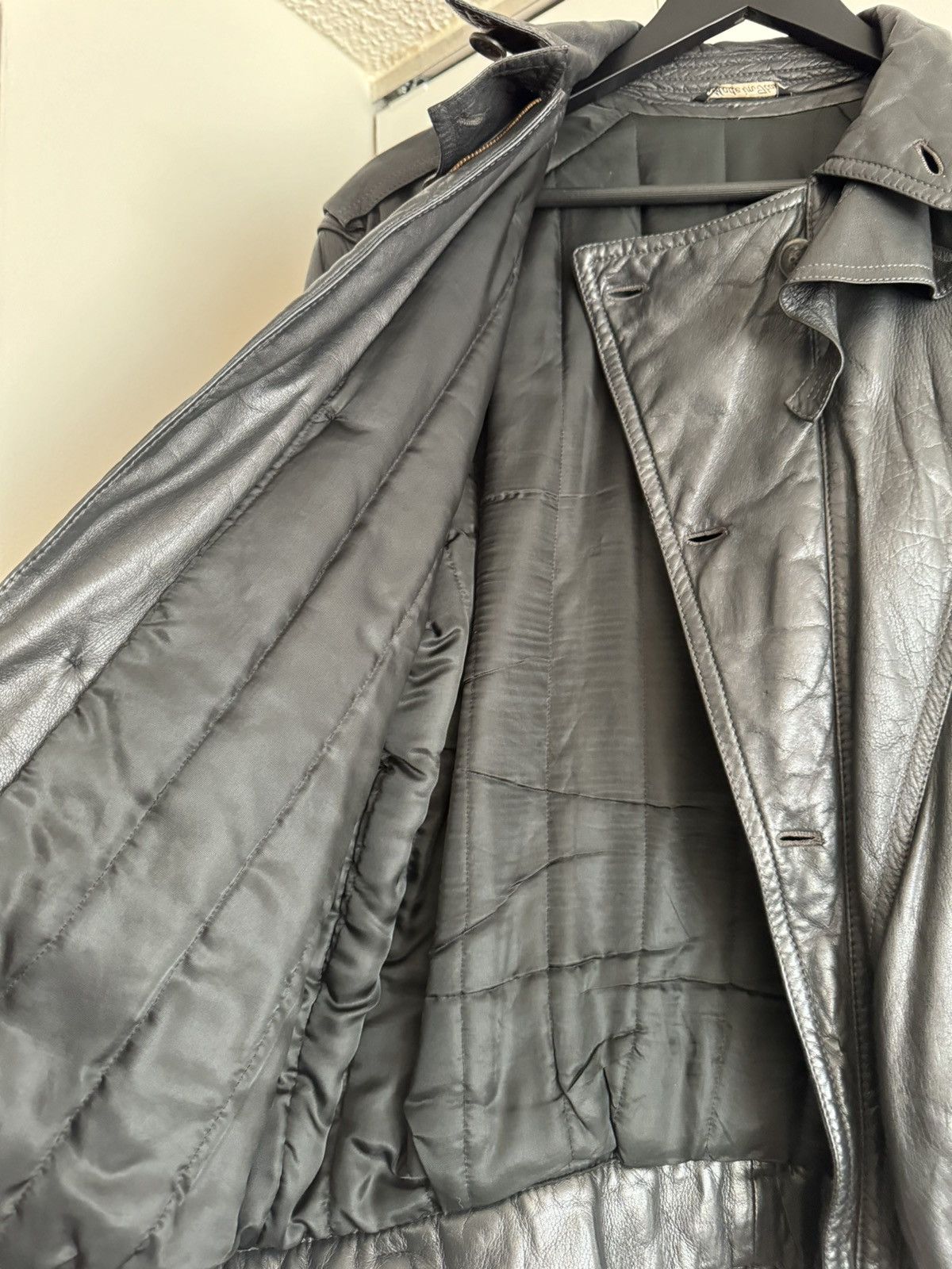 Giorgio Armani Giorgio Armani F/W 1980 Leather Jacket | Grailed