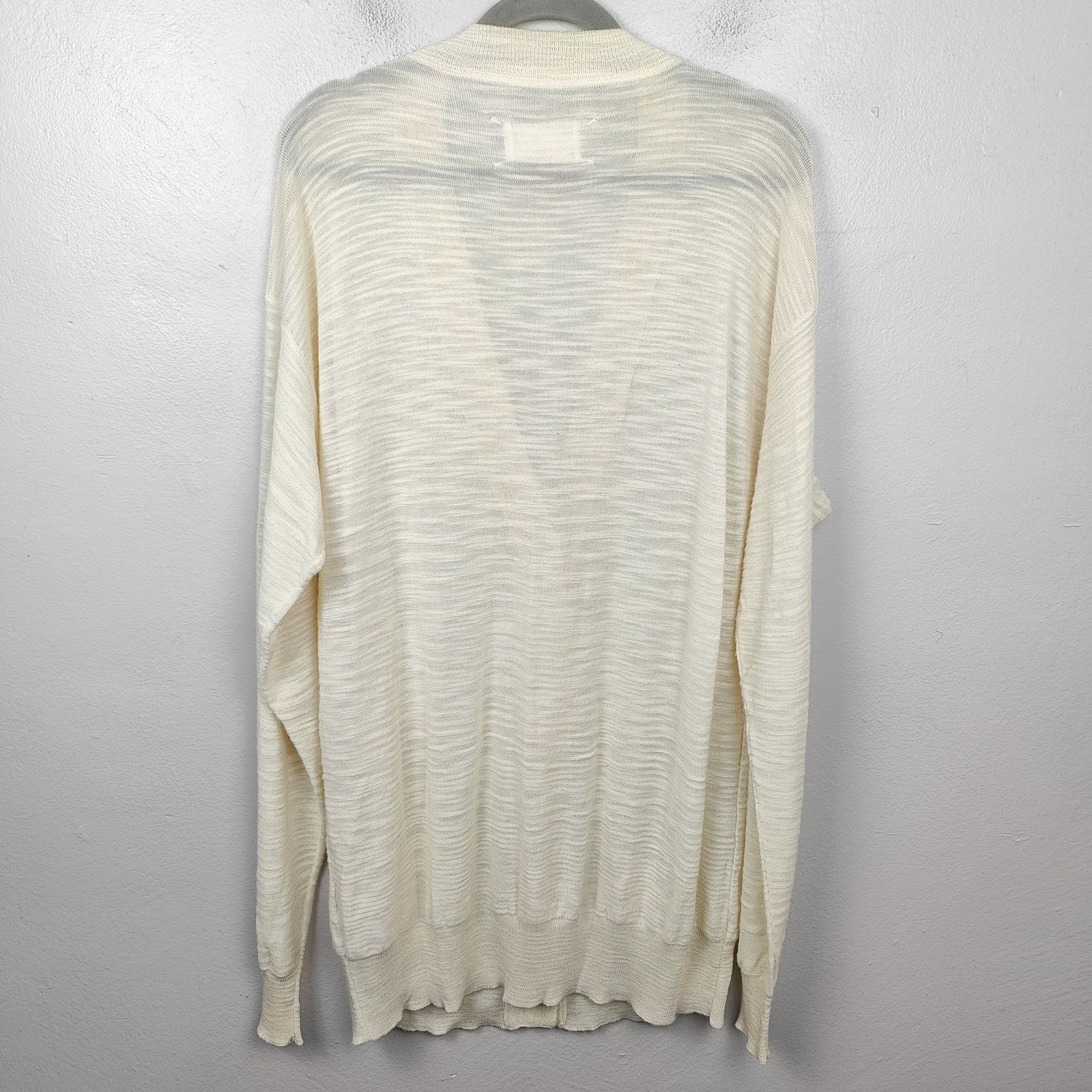 Maison Margiela Maison Martin Margiela Cardigan Sweater Womens XS Cream Size XS / US 0-2 / IT 36-38 - 5 Thumbnail