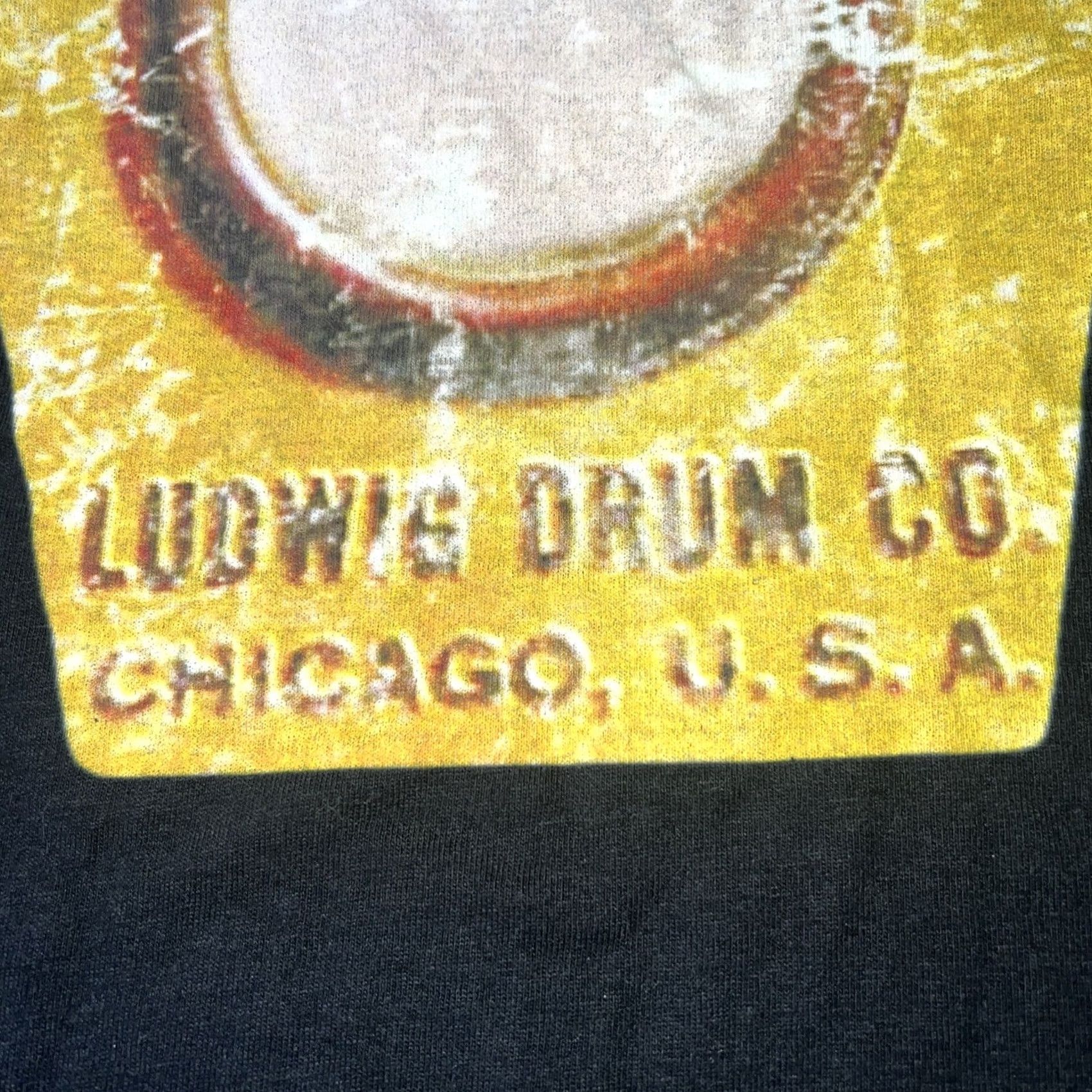 Gildan Ludwig Drum Company Chicago IL USA Logo Shirt Large Black Drums Authentic Graphic Print T-Shirt Mens L USA Theme Limited Edition Size US L / EU 52-54 / 3 - 3 Thumbnail