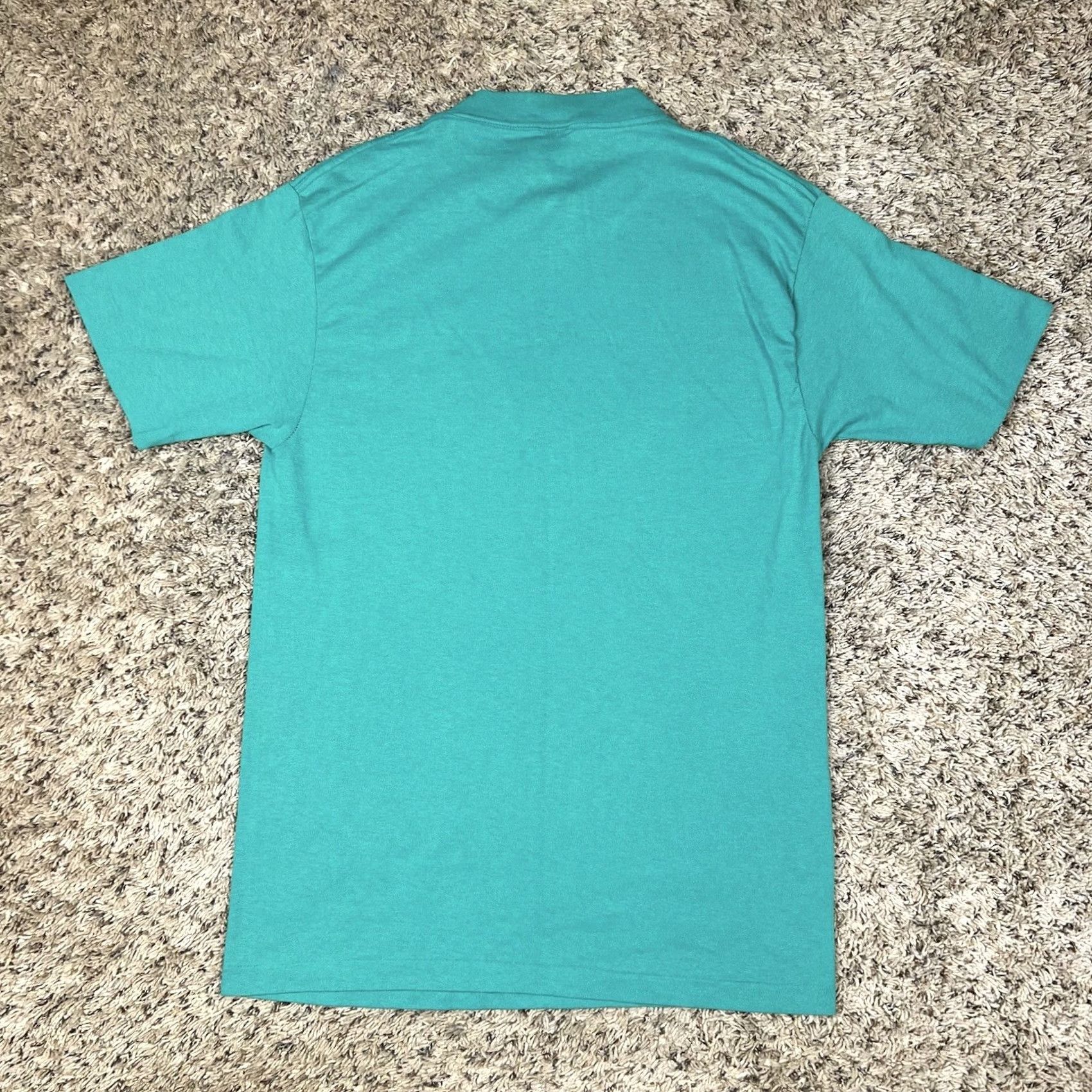 Vintage VINTAGE Atlanta Graphic Blue T-Shirt Large Puff Print USA Birdlegs Unisex Adults 90s Single Stitch Graphic Tee Size US L / EU 52-54 / 3 - 3 Thumbnail