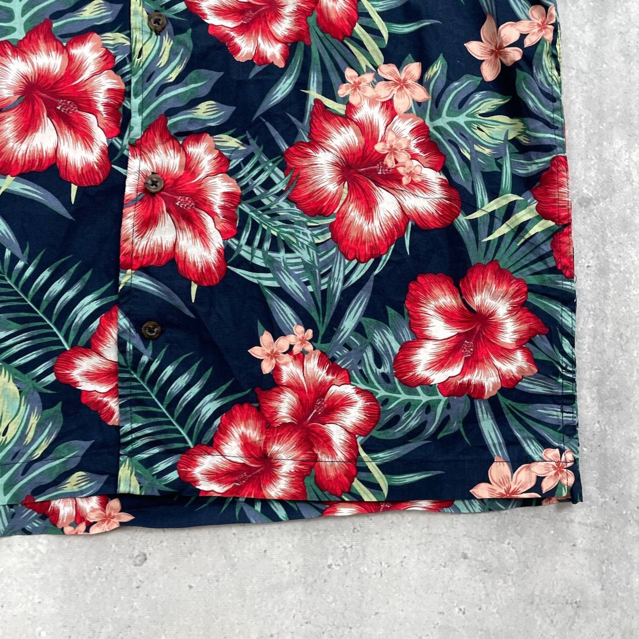 Penfield Penfield Hawaiian Short Sleeve Shirt Green/ Red Size M Size US M / EU 48-50 / 2 - 10 Thumbnail
