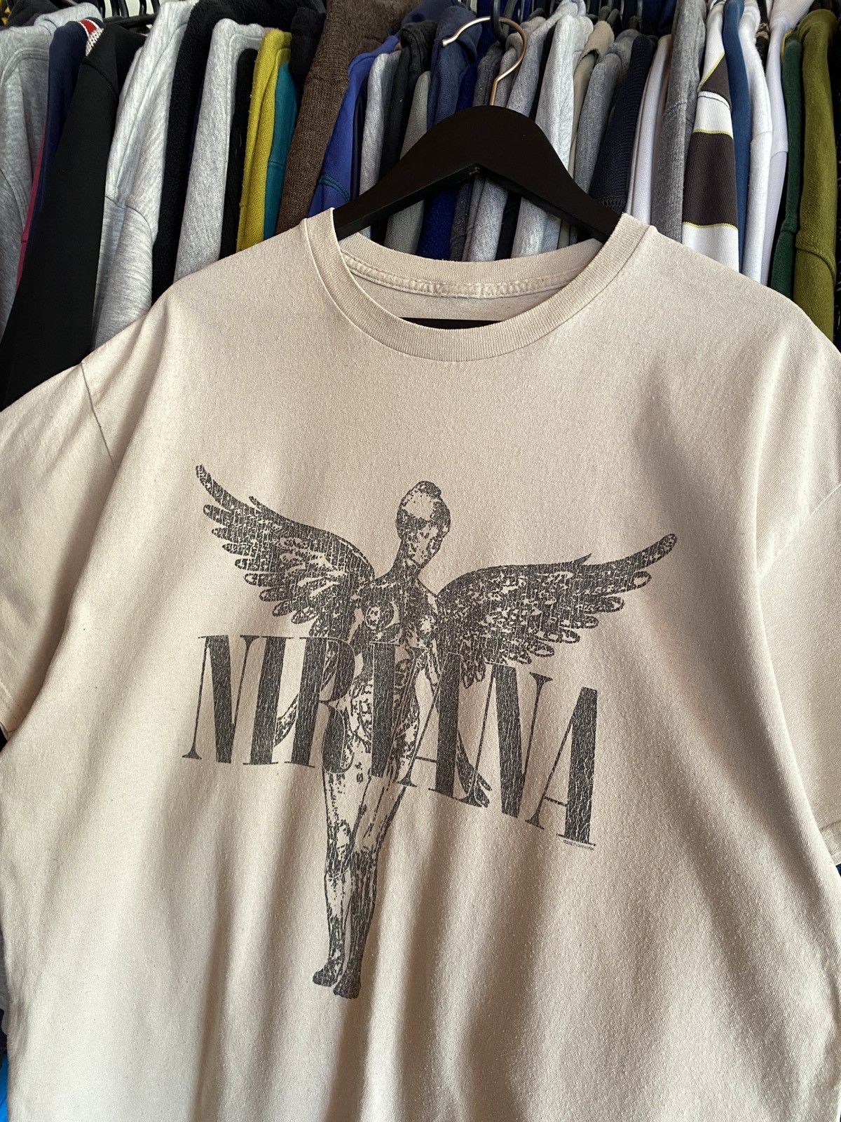 Nirvana VINTAGE NIRVANA KURT COBAIN T-SHIRT Y2k Size US XL / EU 56 / 4 - 2 Thumbnail