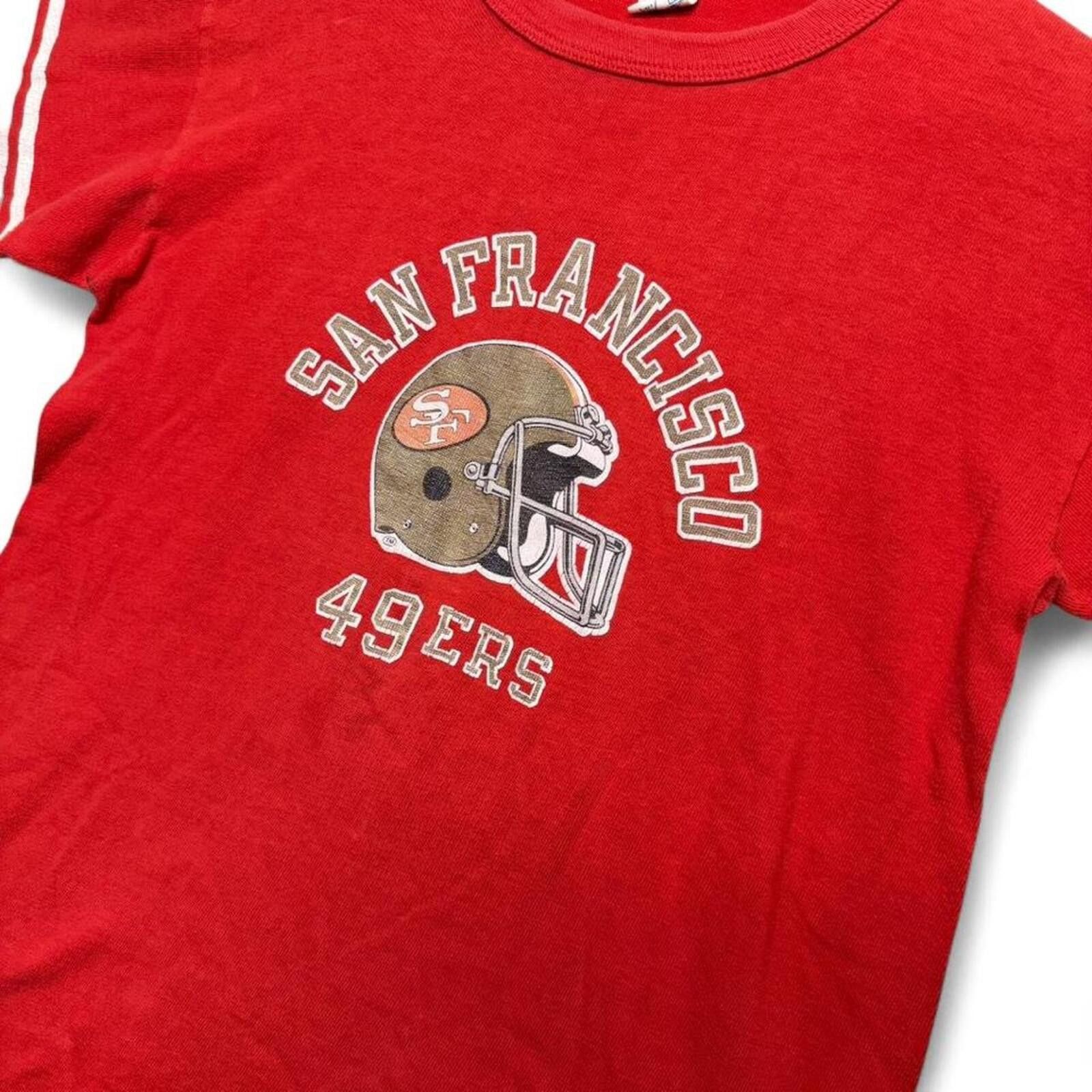 Champion Vintage early 80s Champion San Francisco 49ers red t-shirt L Size US L / EU 52-54 / 3 - 2 Thumbnail