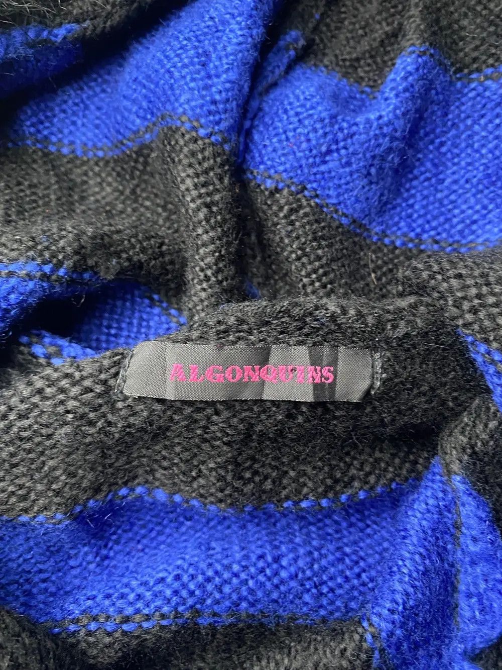 Hysteric Glamour 2000's Algonquins Fur Knitted B&B Grunge Hoodie Size US M / EU 48-50 / 2 - 8 Thumbnail