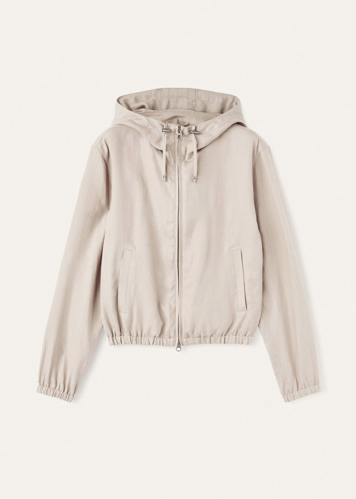 Loro Piana o1srvl11e0526 FAN6636 Elvis Jacket in Beige Size XS / US 0-2 / IT 36-38 - 1 Thumbnail