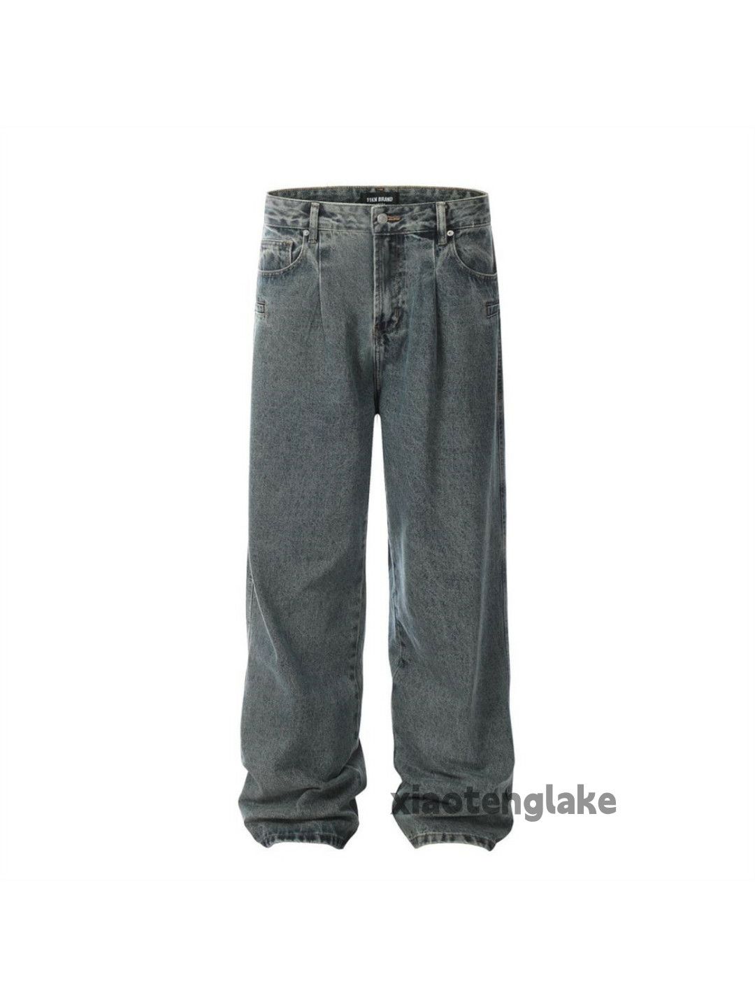 Jean × Vintage urban washed faded cleanfit yuppie loose baggy jeans Size US 32 / EU 48 - 5 Thumbnail