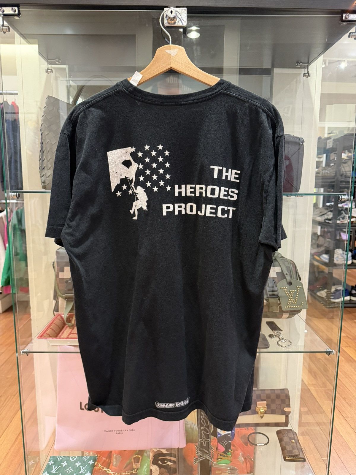 Chrome Hearts Chrome Hearts Hero’s Project Horseshoe Pocket Tee Size US XL / EU 56 / 4 - 2 Thumbnail