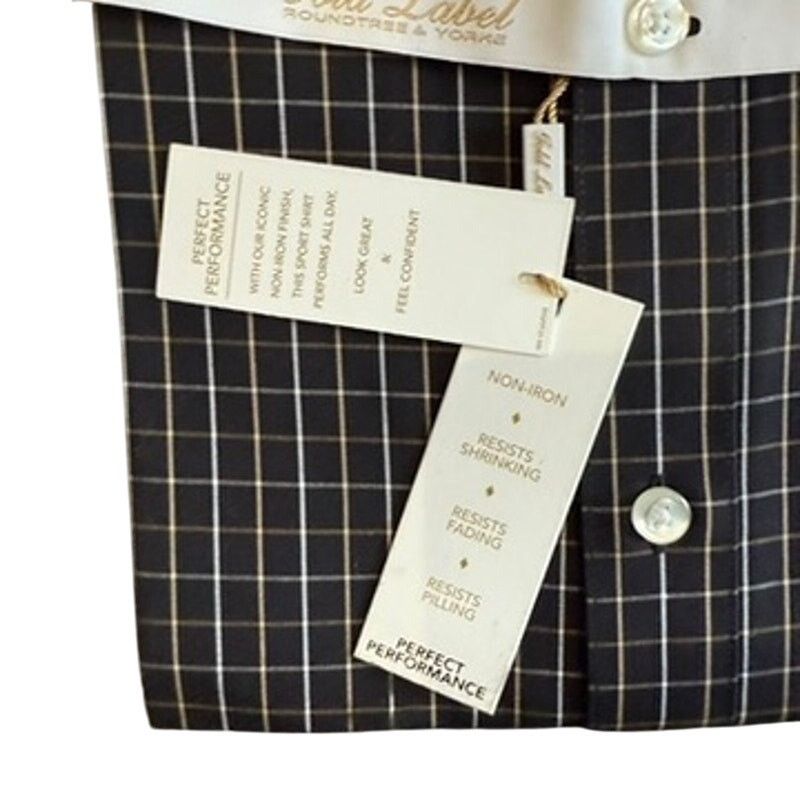 Roundtree & Yorke Roundtree & Yorke Non-Iron Perfect Performance Shirt, Size M Size US M / EU 48-50 / 2 - 3 Thumbnail