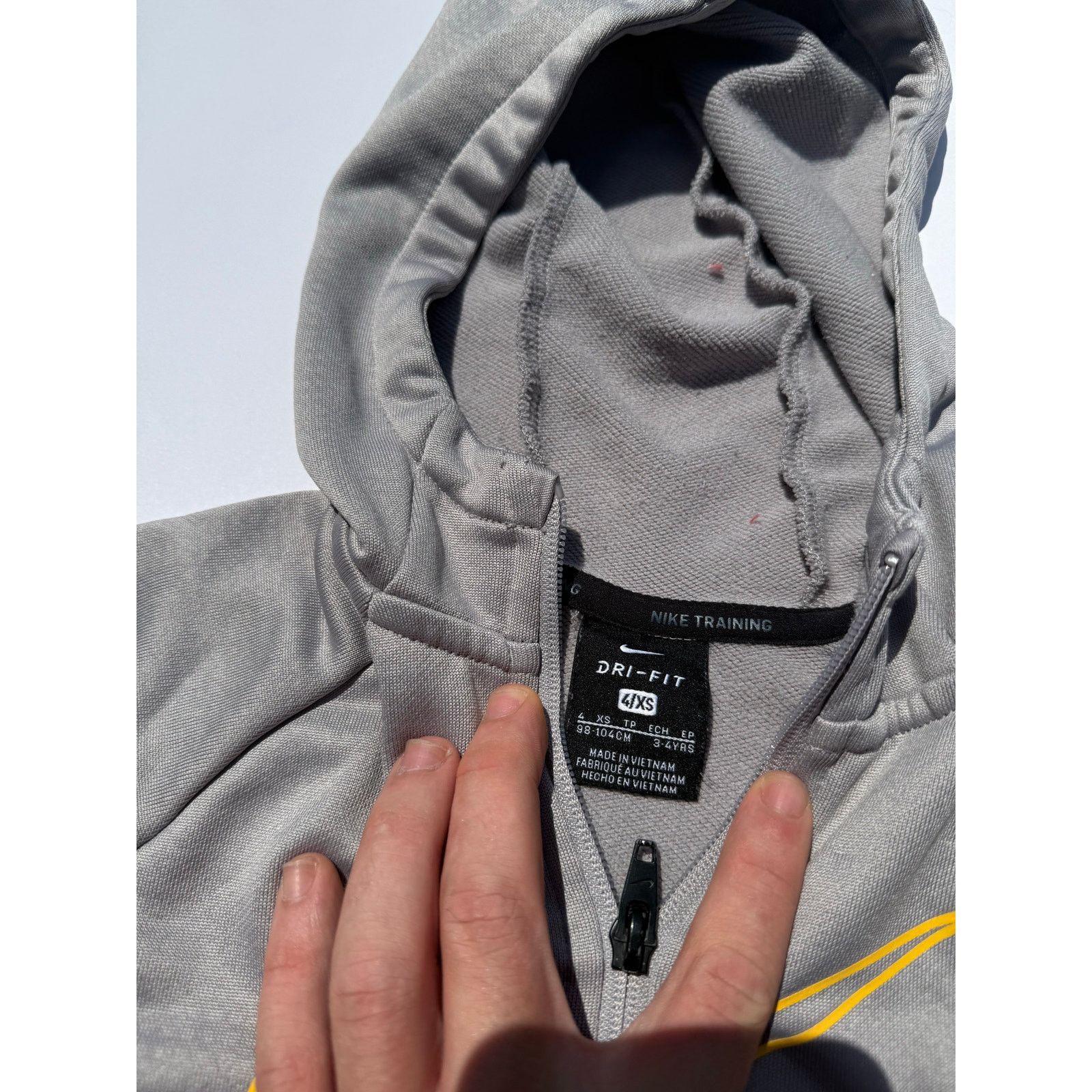 Nike Kids gray nike zip up size XS Size US XS / EU 42 / 0 - 2 Thumbnail