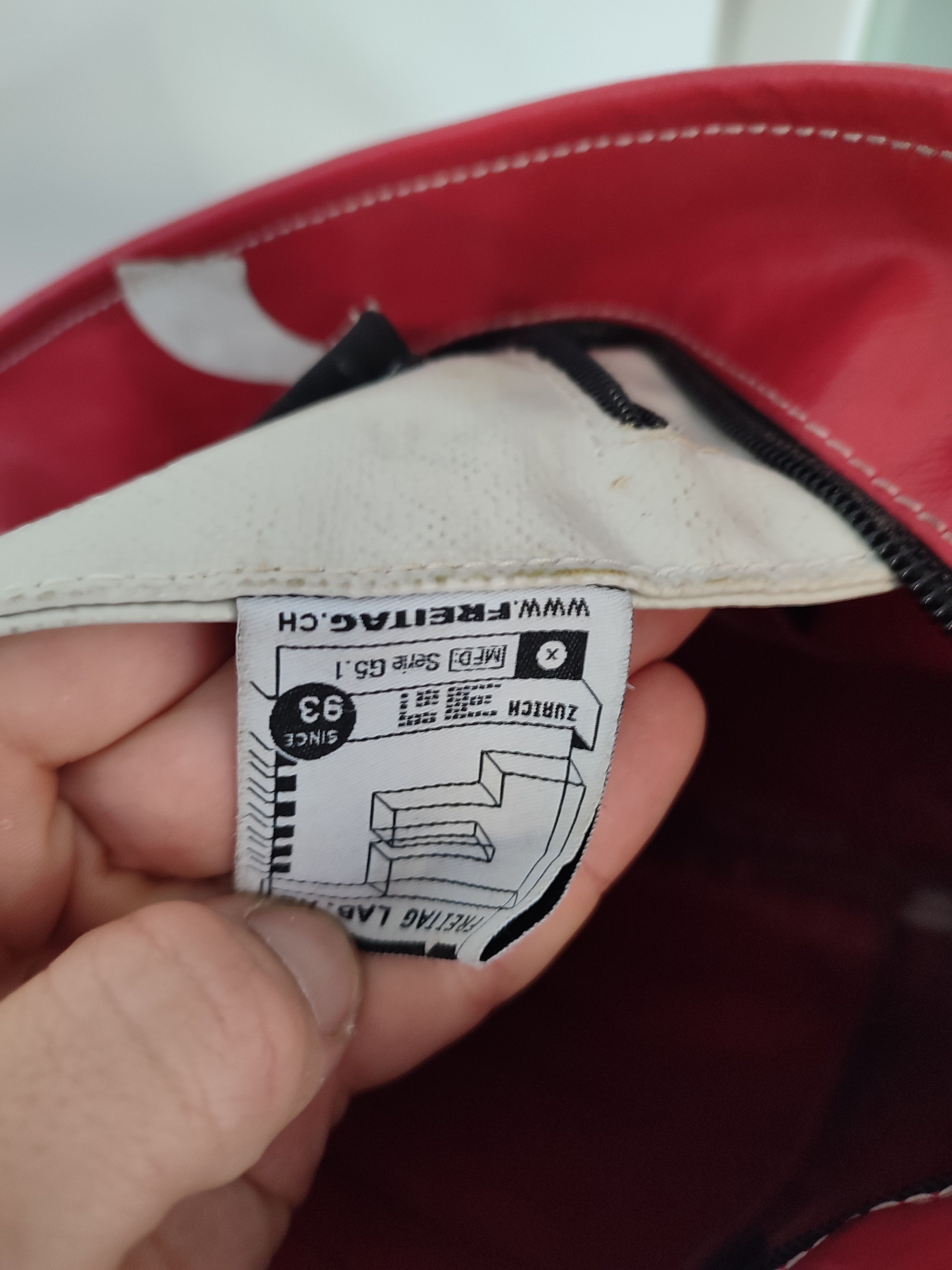 Freitag Freitag Red Tote Bag 38 x28 cm Size ONE SIZE - 4 Thumbnail