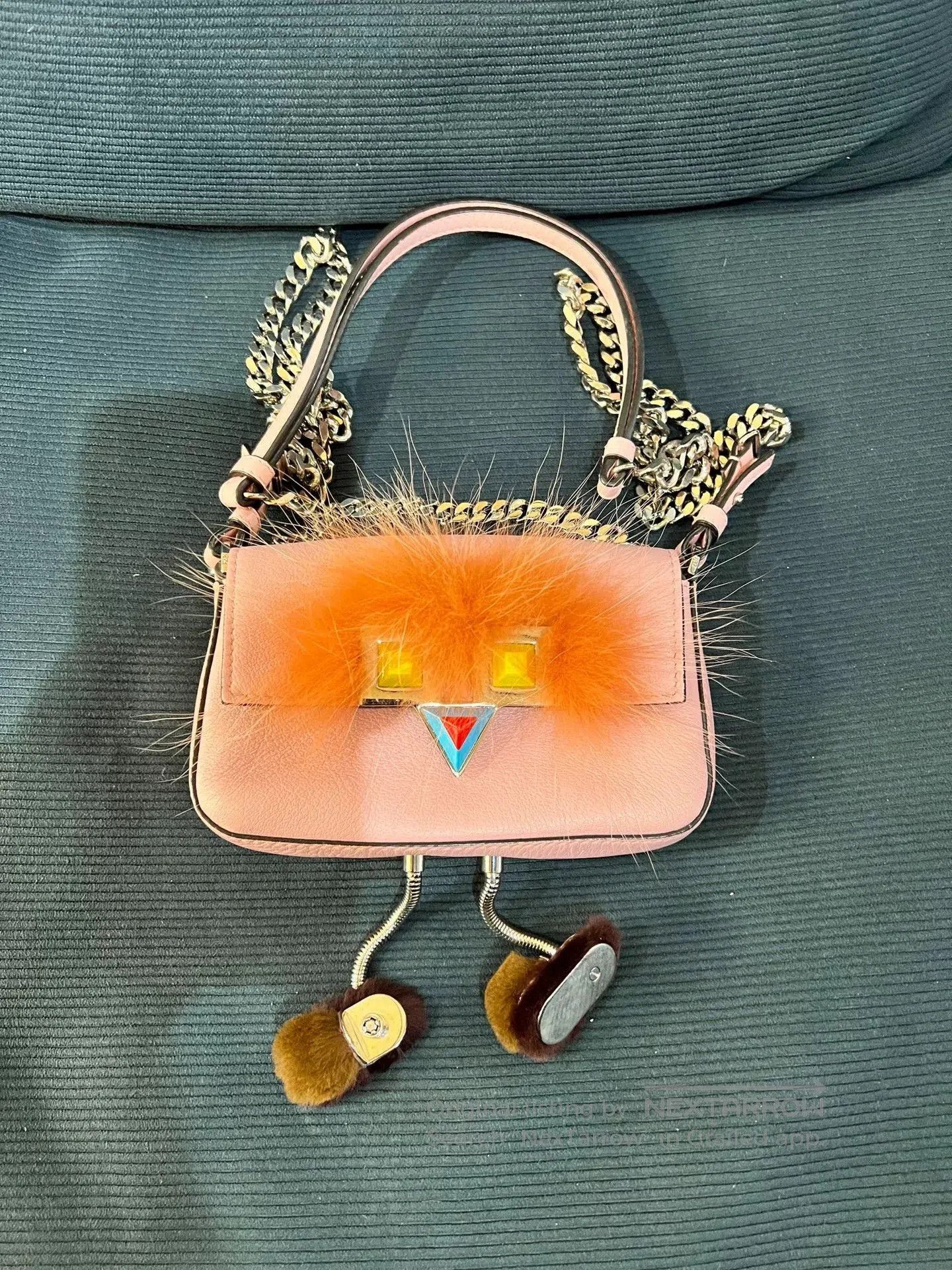 Fendi Fendi Monster Chain Crossbody Bag. Size ONE SIZE - 1 Thumbnail