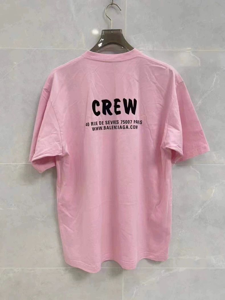 Balenciaga Balenciaga Crew Letter Logo Printed Short Sleeve Size US XS / EU 42 / 0 - 4 Thumbnail
